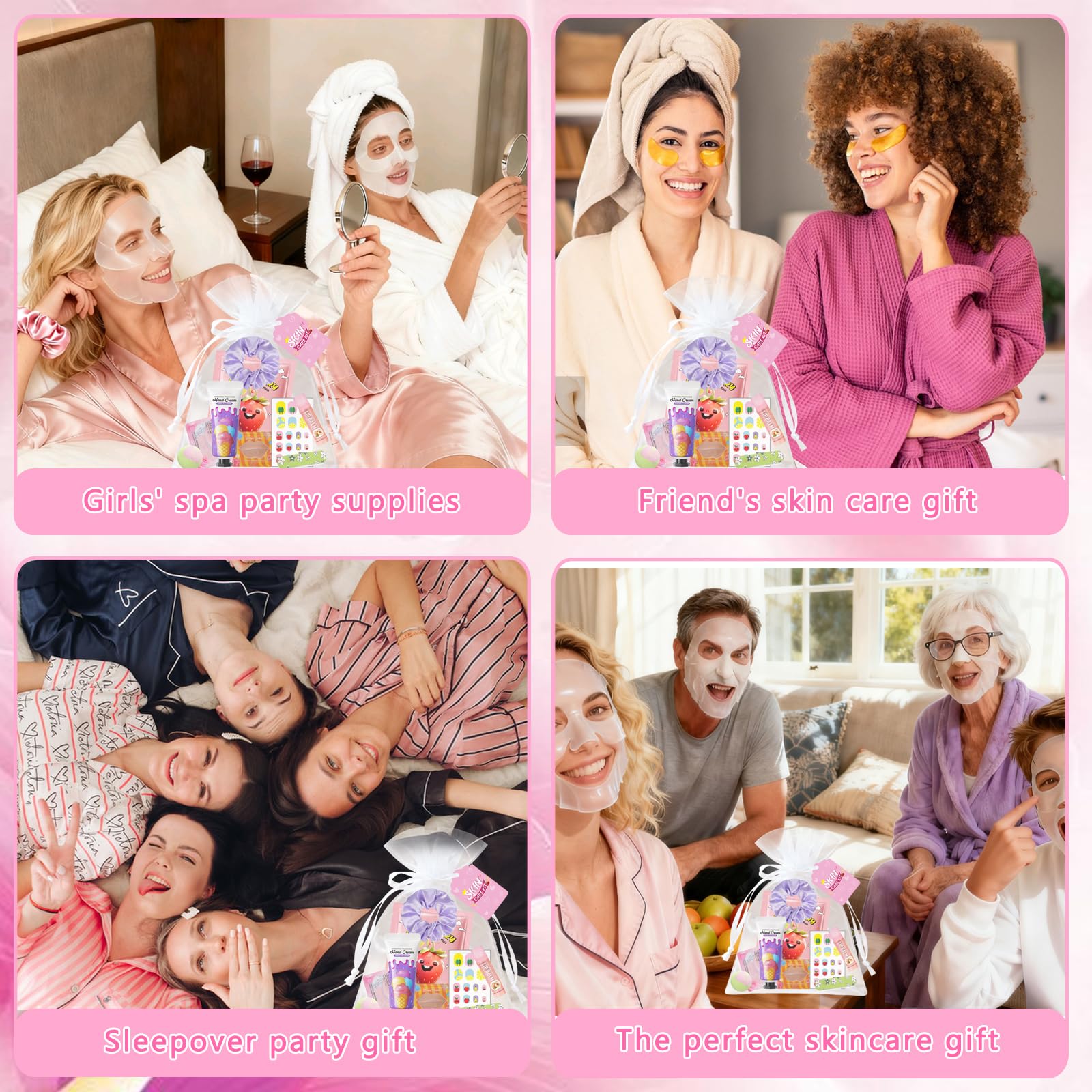 96 PCS Spa Party Supplies for Women Spa Favors Include Face - SSGP Official Product Imagery - 7