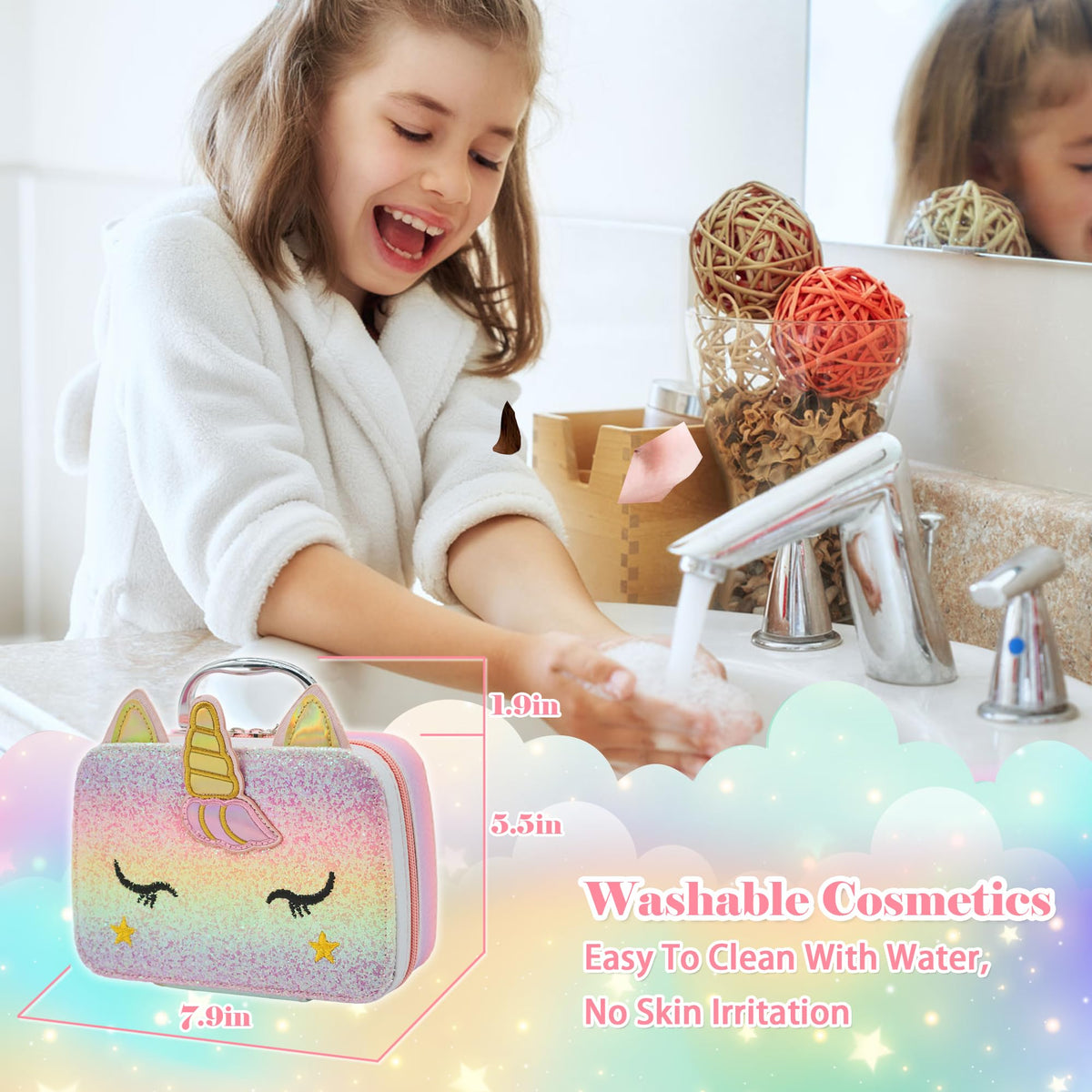Mrabbitoo Kids Real Makeup Kit for Girls - Mrabbitoo Official Imagery - 7