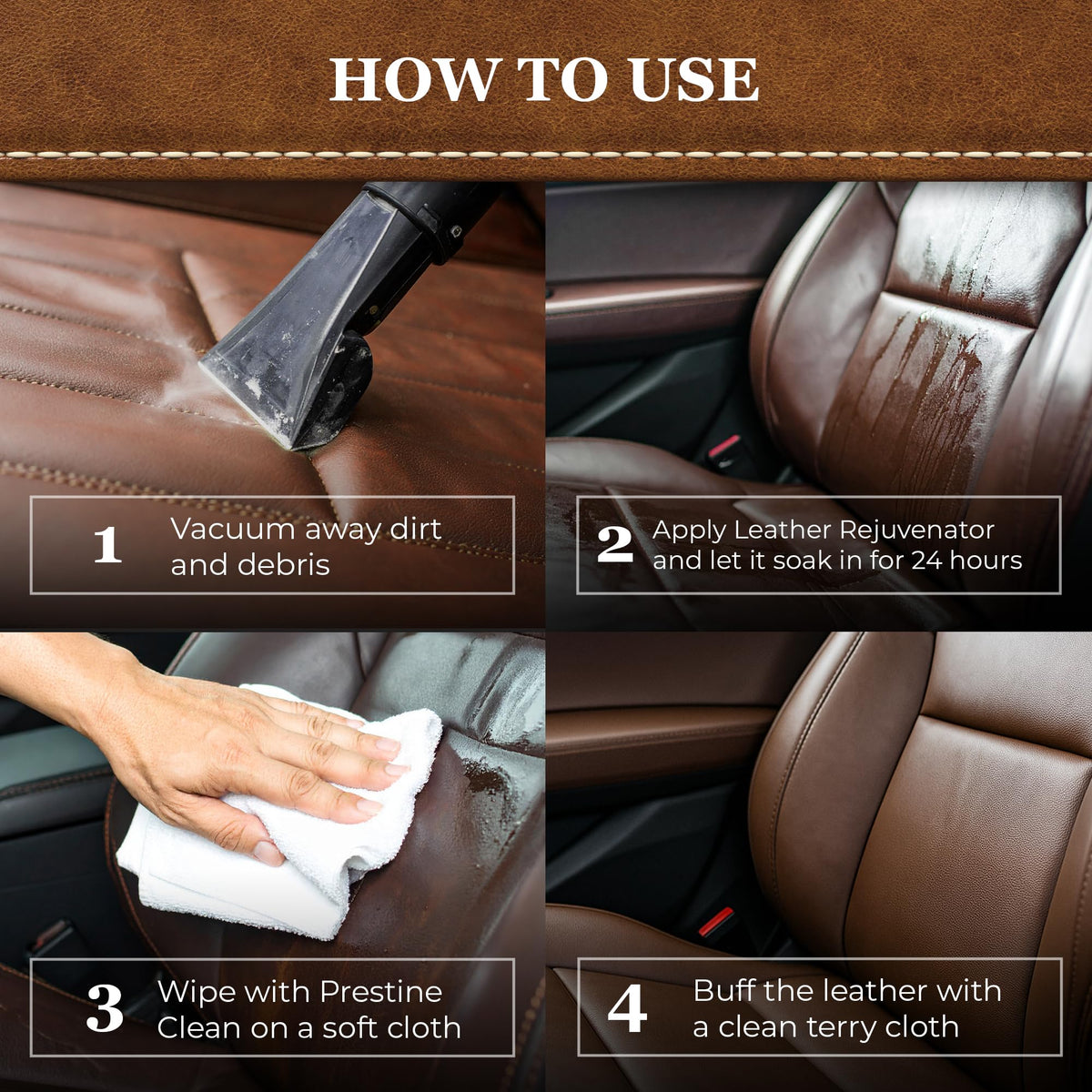 Leatherique Prestine Clean 8 oz - Leatherique Restoration Products Official Imagery - 6