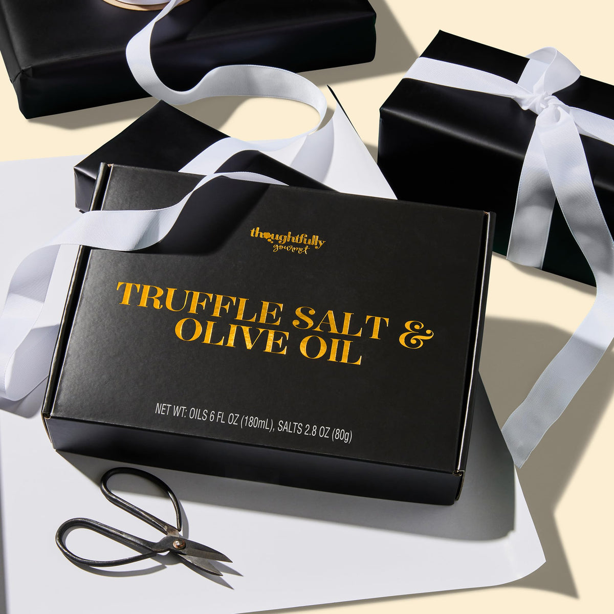 Truffle Salt Olive Oil Gift Set Gourmet Tasting Collection - Thoughtfully Official Imagery - 4