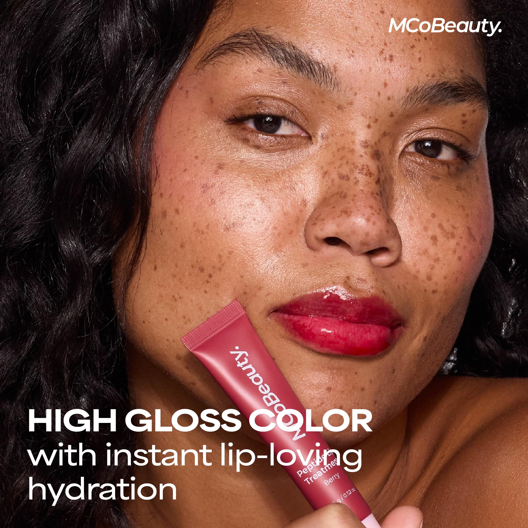 MCoBeauty Peptide Lip Treatment - Latte Plumping Lip Gloss Balm - MCoBeauty Official Product View 3