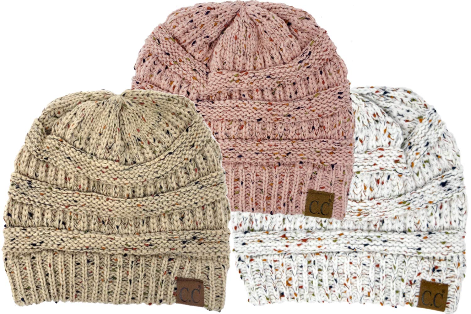 Funky Junque Premium Confetti Knit Beanie - Ultra Soft & Cozy Winter H - View 7