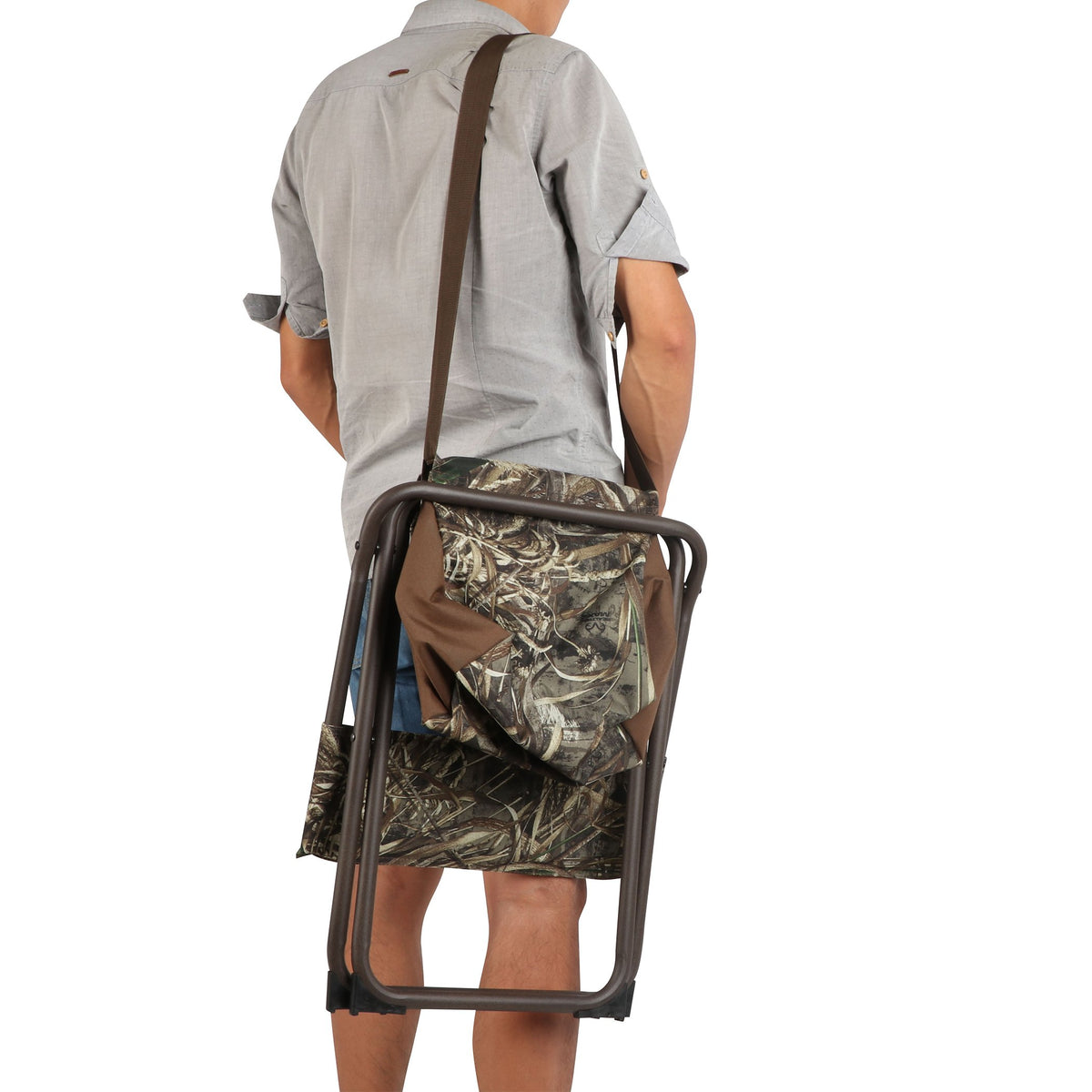 PORTAL Folding Seat Lightweight Backrest Stool Hunting - Portal Official Imagery - 6
