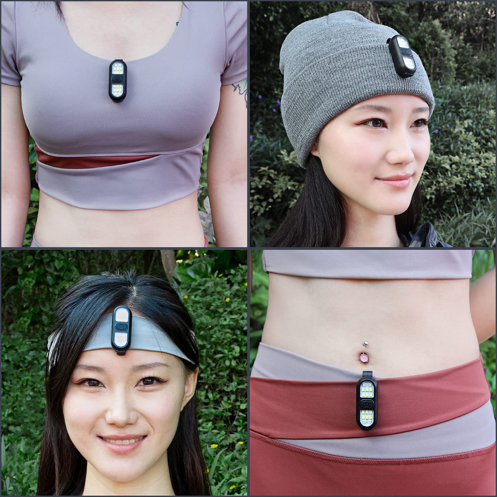 Faxins Clip on Flashlight, Running Lights for Runners Dog Light f by Faxins - Angle View 6