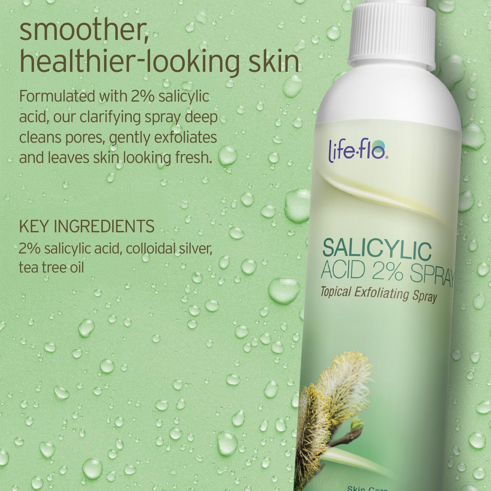 LIFE FLO 2 Salicylic Acid Face and Body Spray - LIFE-FLO Official Imagery - 3