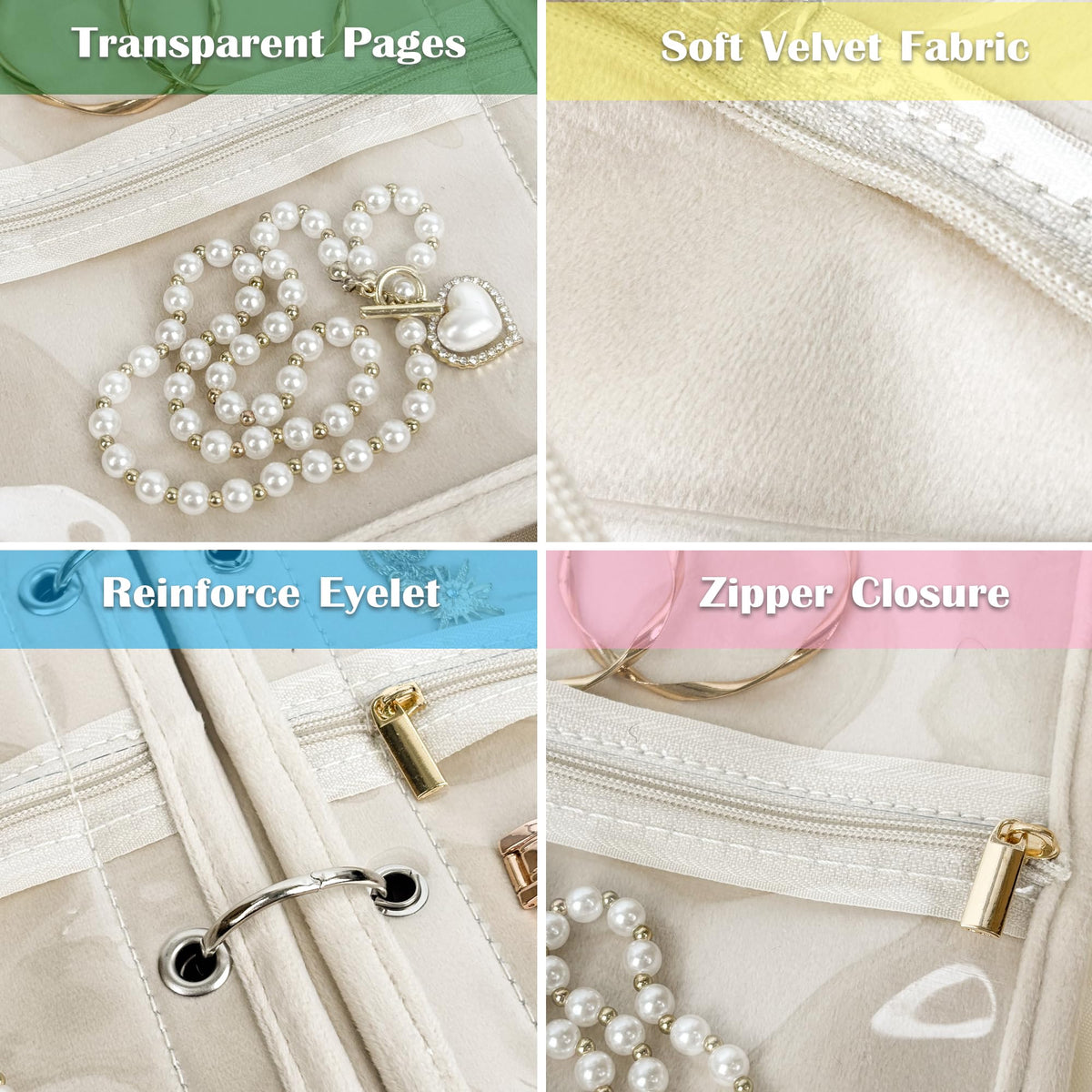 Travel Jewelry Organizer Case Jewelry Bags for Traveling - LingLingo Official Imagery - 6