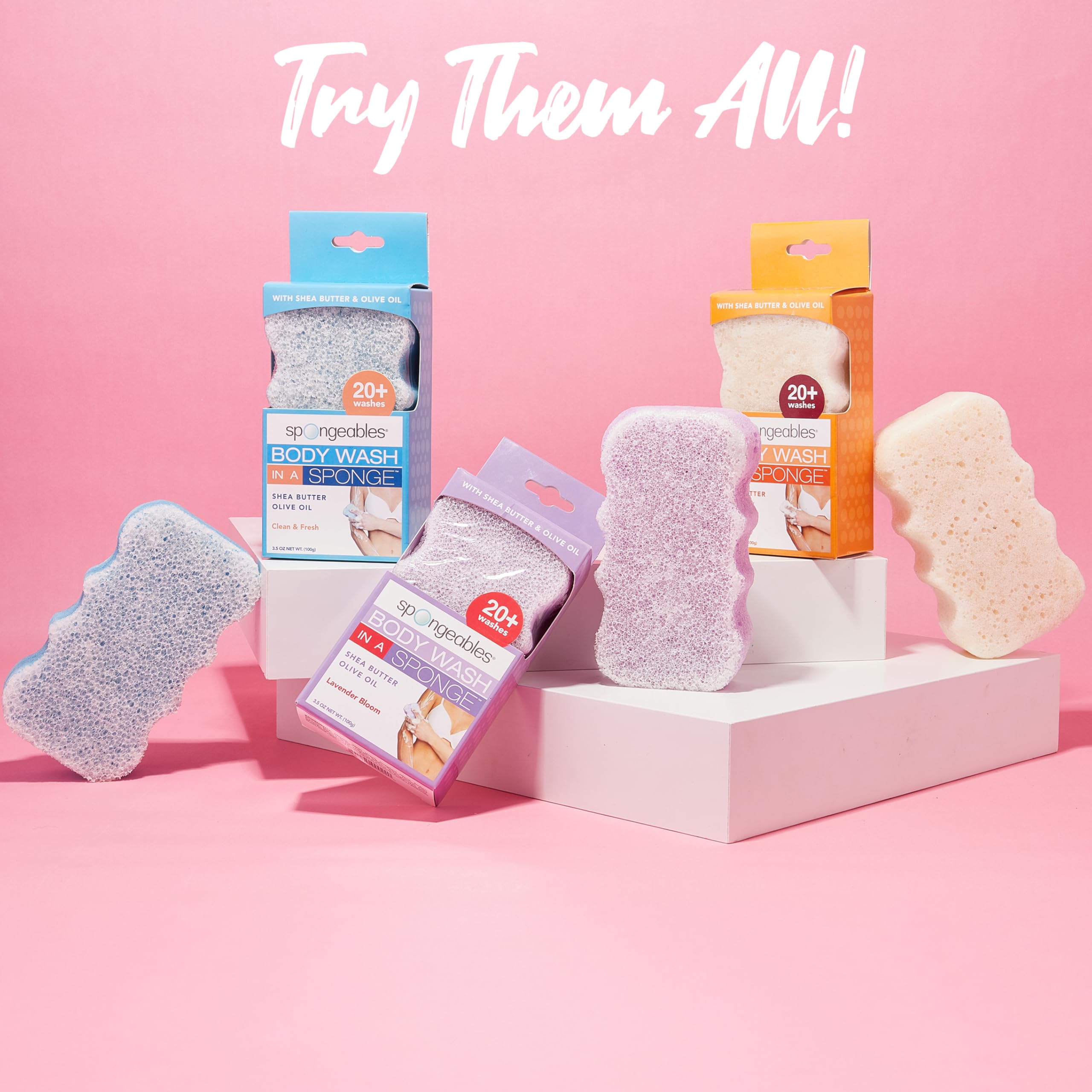 Spongeables Skinutrients Anti - Cellulite Body Wash in a Sponge & Spa - Spongeables Official Product View 7