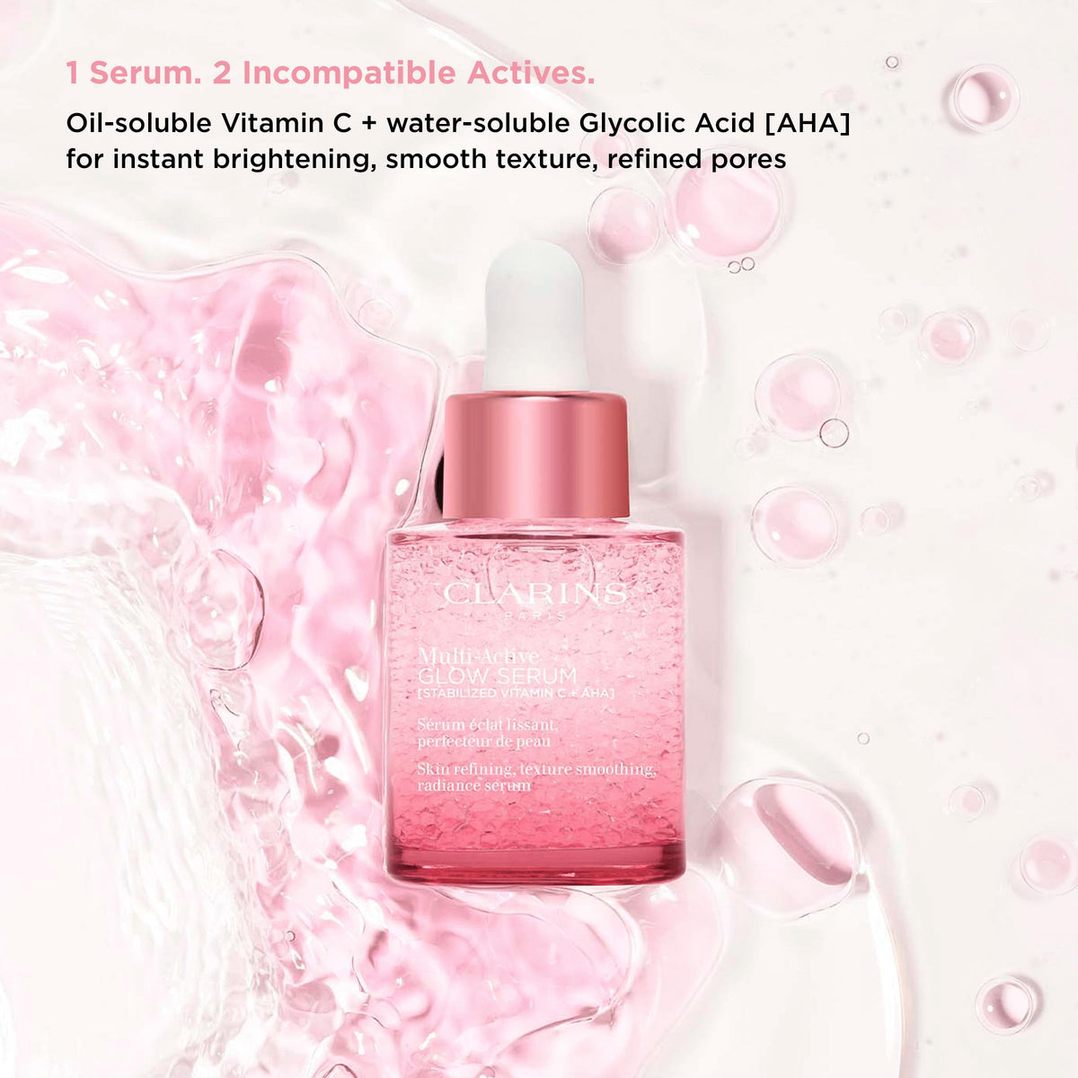 Clarins Multi Active Glow Brightening Serum with Vitamin C - Premium Selection Official Imagery - 6
