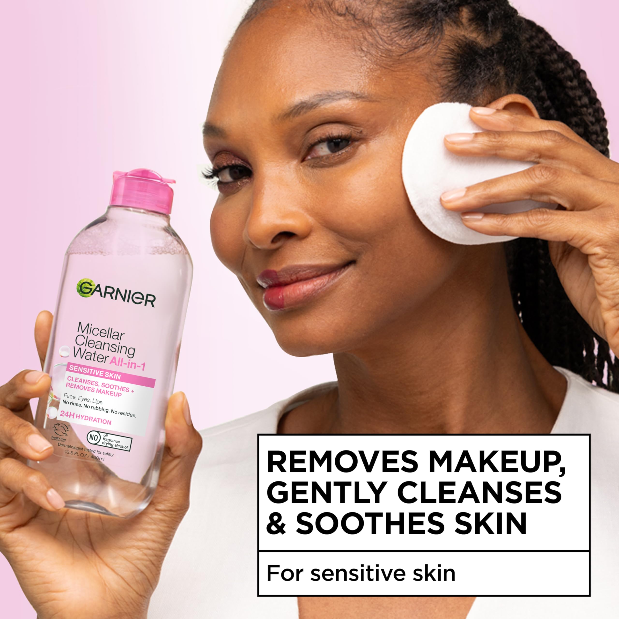 Elefair Tech Garnier Micellar Water, Hydrating Facial Cleanser & Makeup - Elefair Tech Official Product View 3