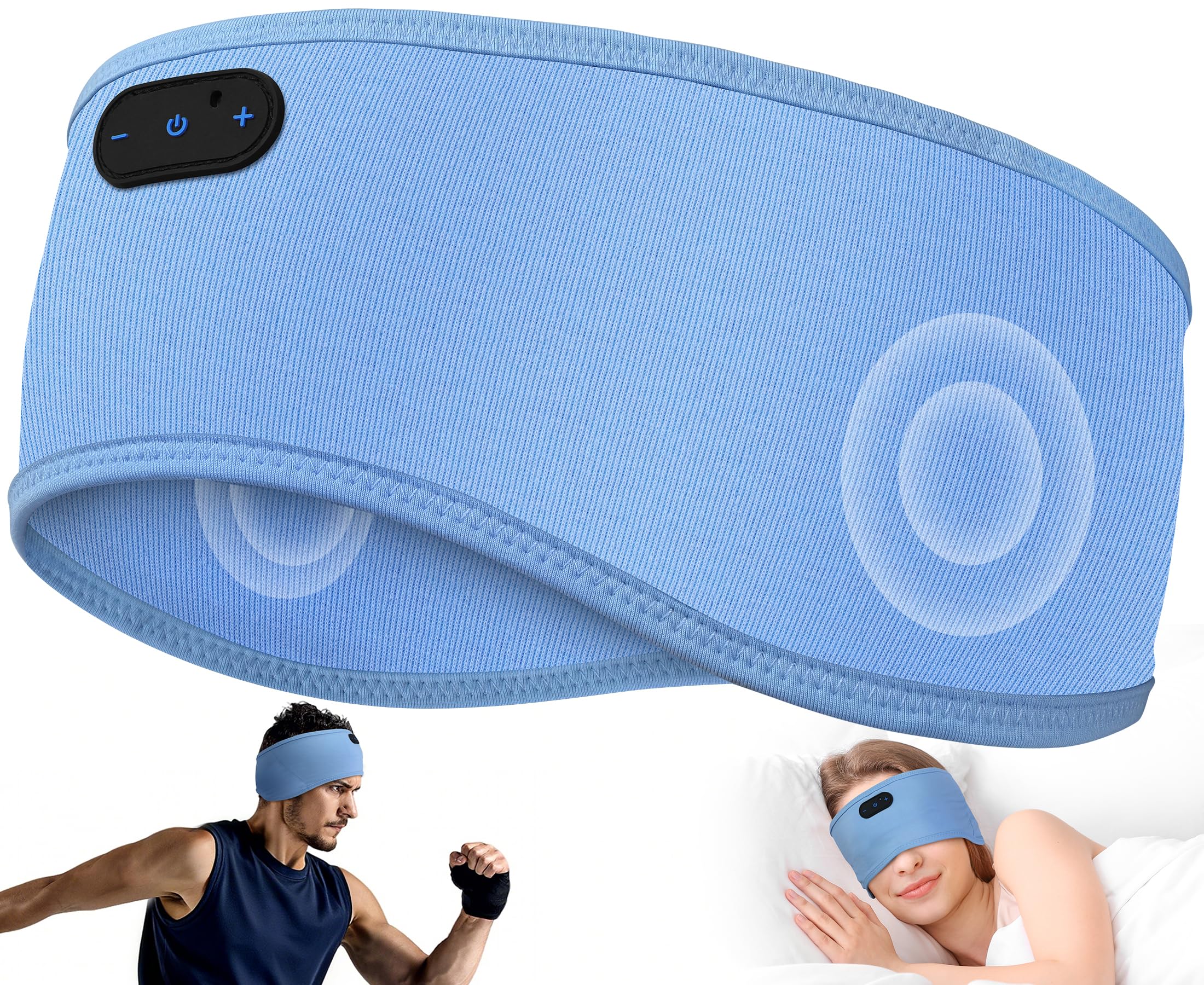MUSICOZY Sleep Headphones Bamboo Bluetooth Headband for Side Sleepers - MUSICOZY Official Product View 1