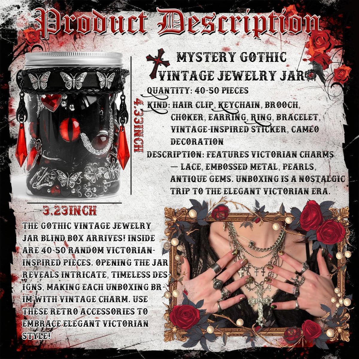 SMUOBT Mystery Jewelry Jar Box Set Surprise Jewelry Gift for - SMUOBT Official Imagery - 6