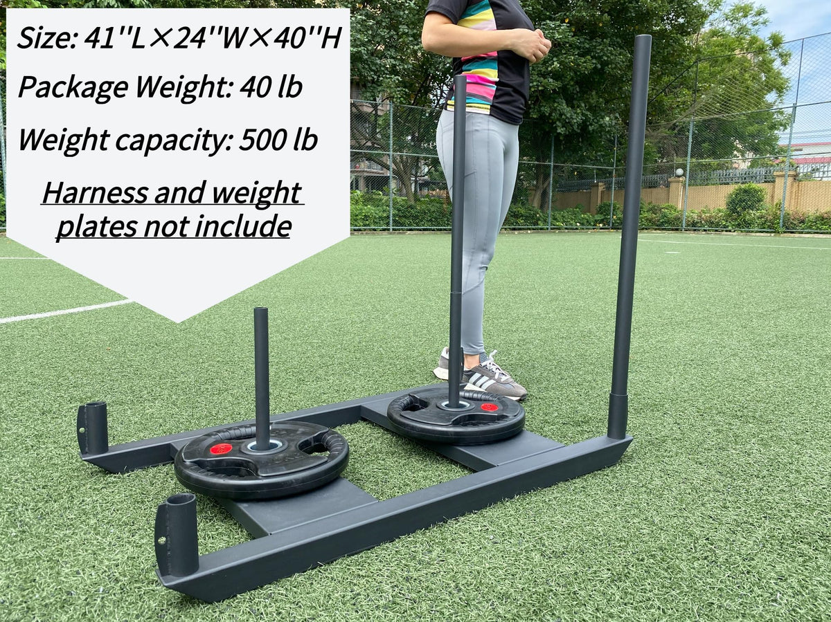 Weight Sled for Training Push Pull Workout Sled Football - shikoyi Official Imagery - 6