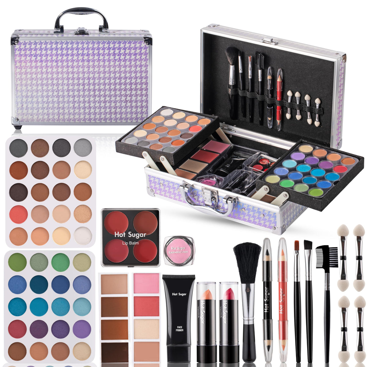 Hot Sugar Makeup Kit with Train Case for Teens and Women - Hot Sugar Official Imagery - 8