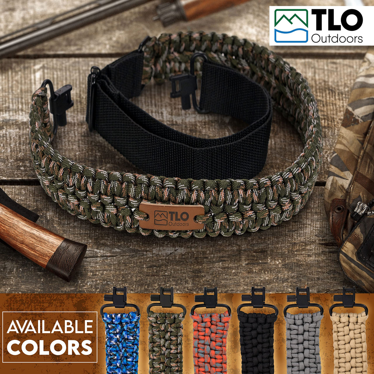 Paracord Gun Sling - TLO Outdoors Official Imagery - 5