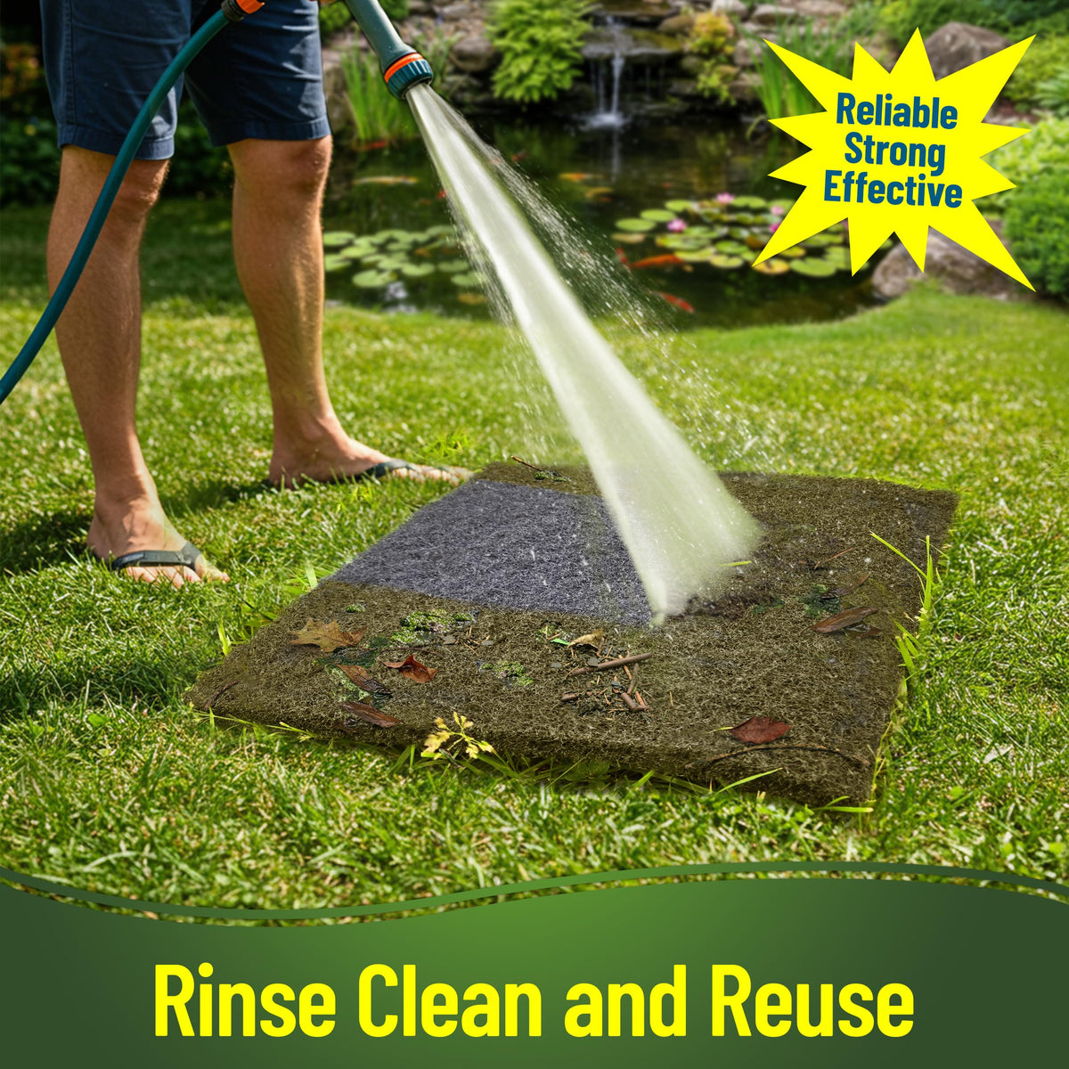 Aquatic Experts Classic Koi Pond Filter Pad COARSE Bulk Roll - Aquatic Experts Official Imagery - 7