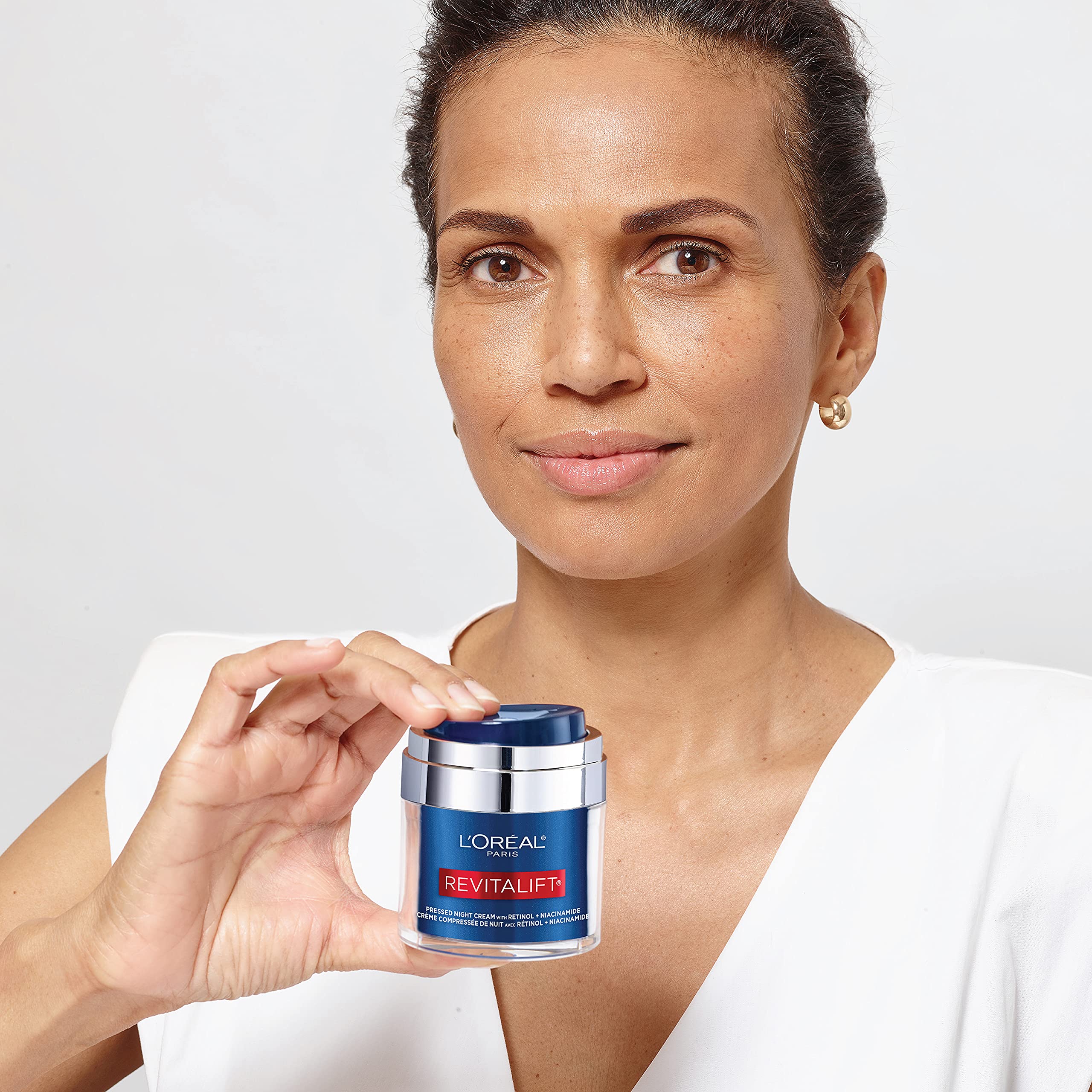 L'Oreal Paris Revitalift Pressed Night Cream, Retinol + - 4.5               4.5 out of 5 stars