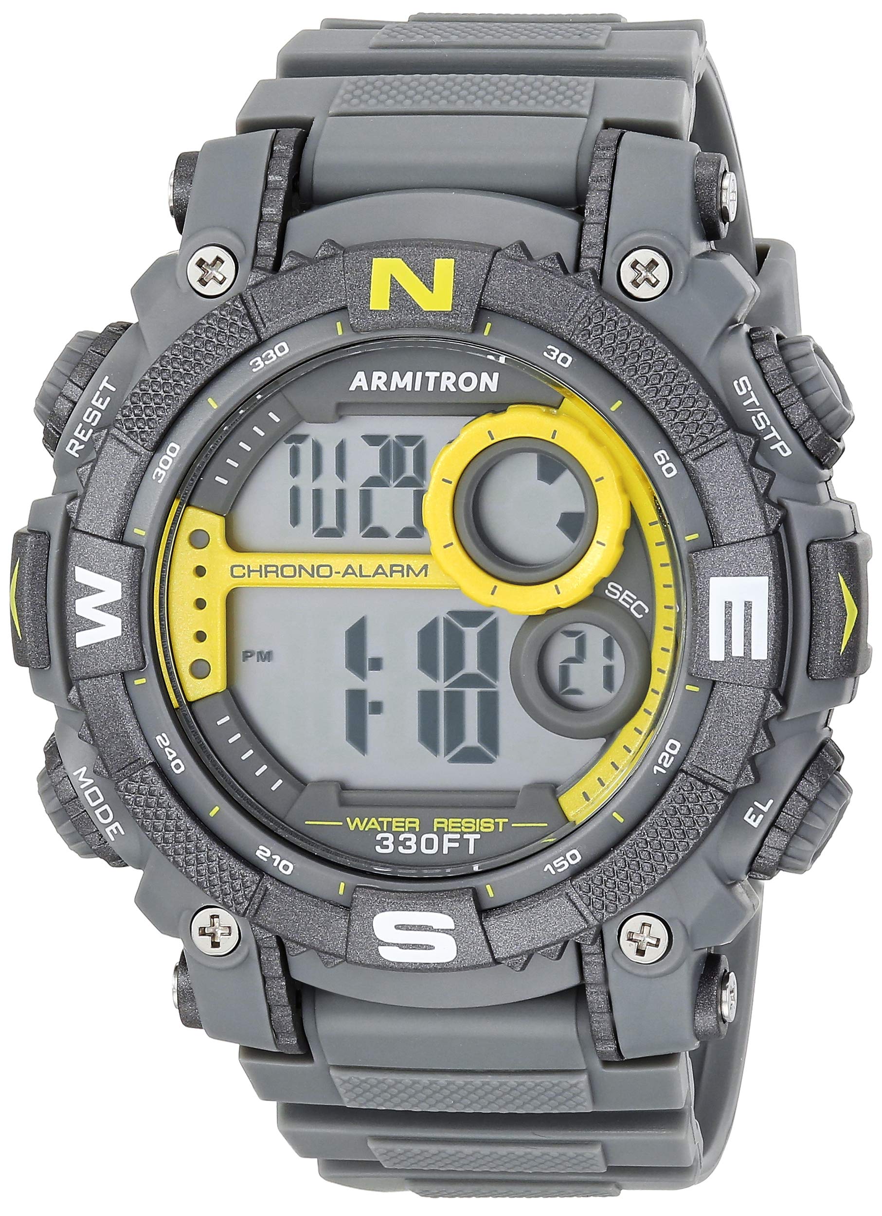 Armitron Sport Men's Digital Chronograph Resin Strap Watch, 40/8284 - View 10