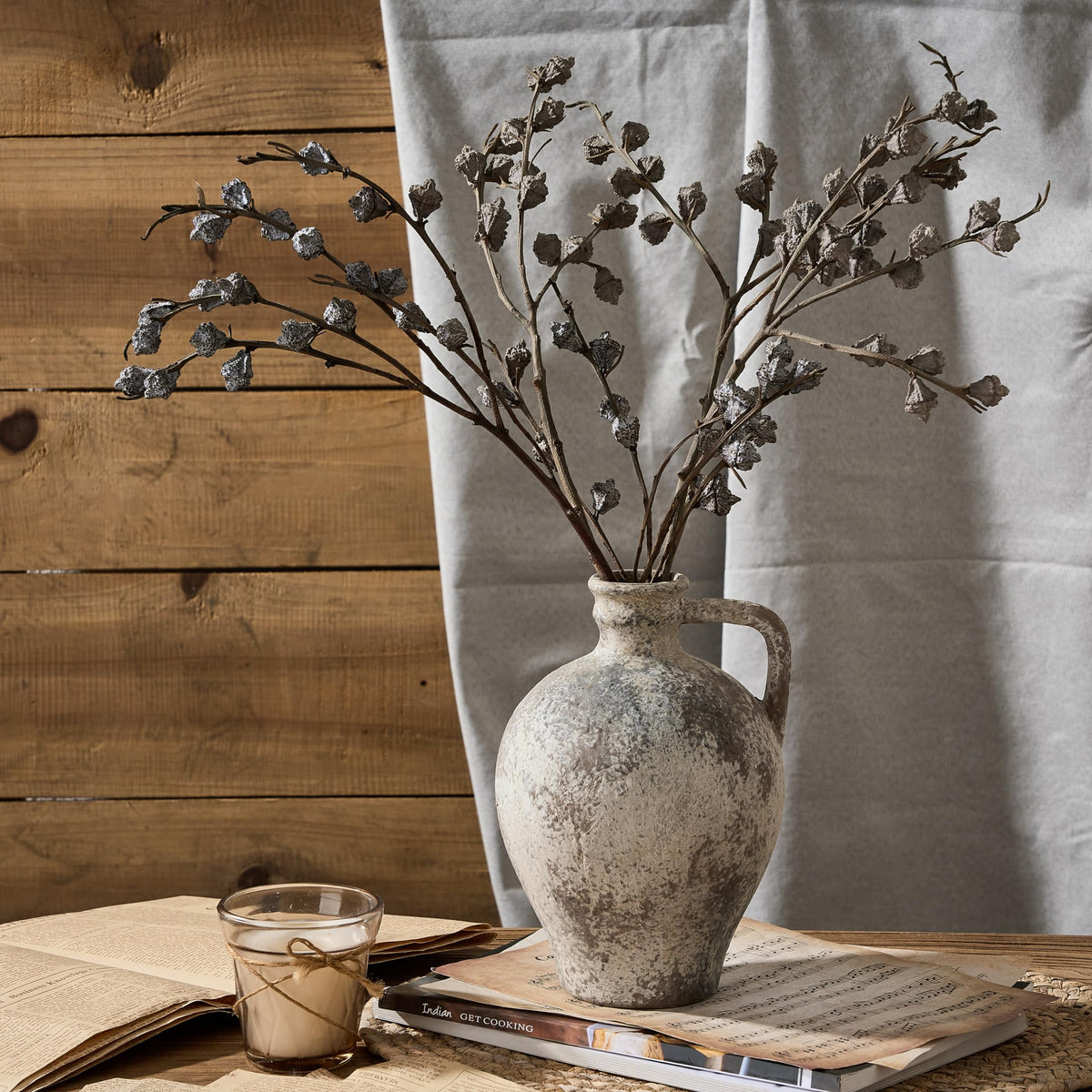 LUKA Ceramic Rustic Farmhouse Vase - LUKA Official Imagery - 3