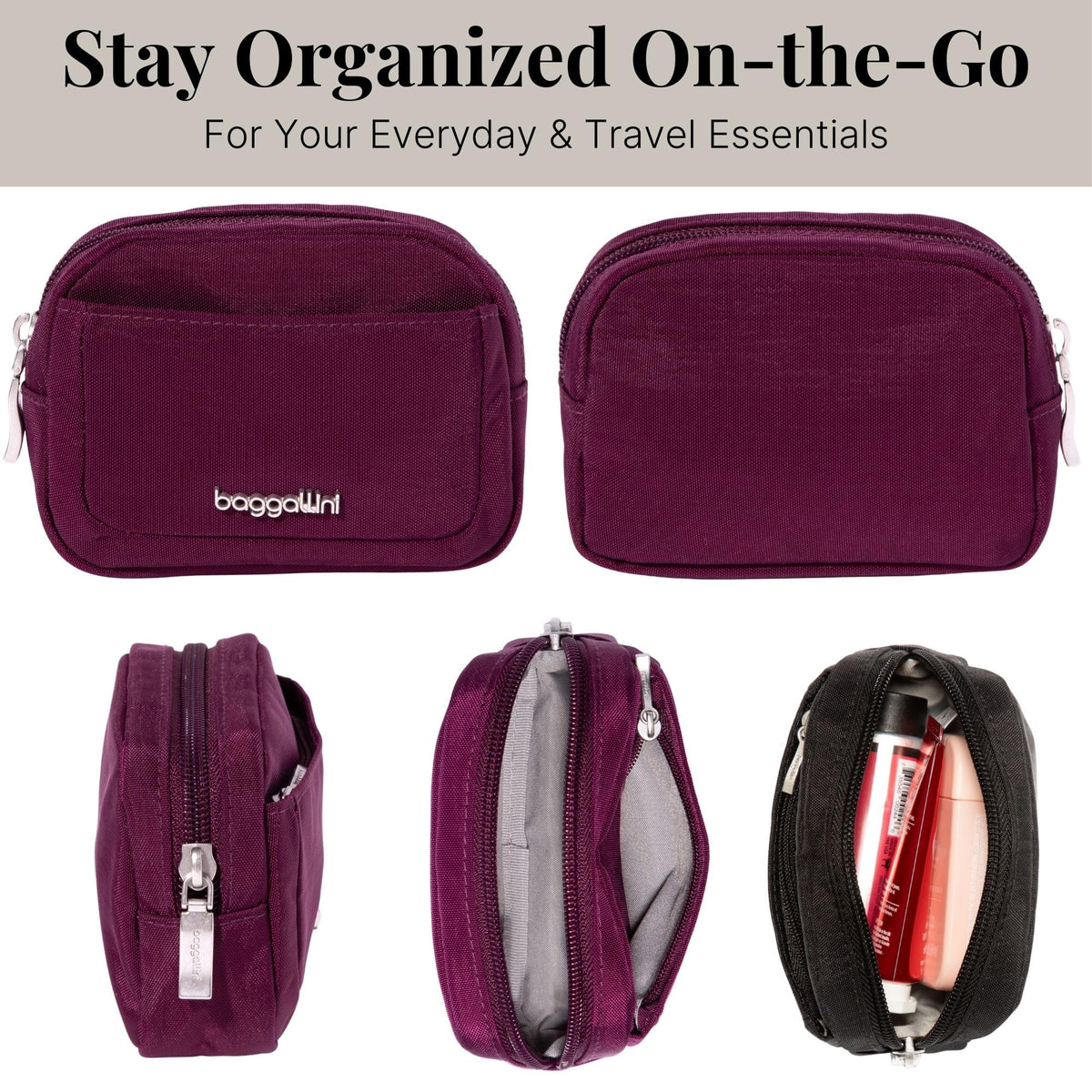 Baggallini Women s Pocket Cosmetic - Baggallini Official Imagery - 5