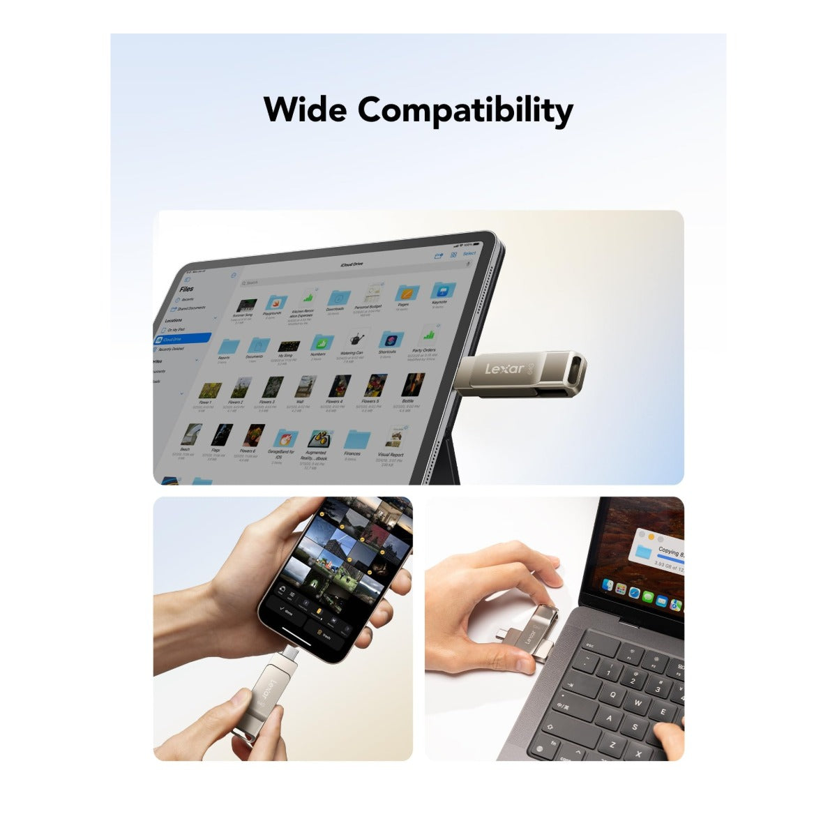 Lexar D40E 64GB Dual USB 3.2 Gen 1 Type - Official Lexar Product Imagery - View 8