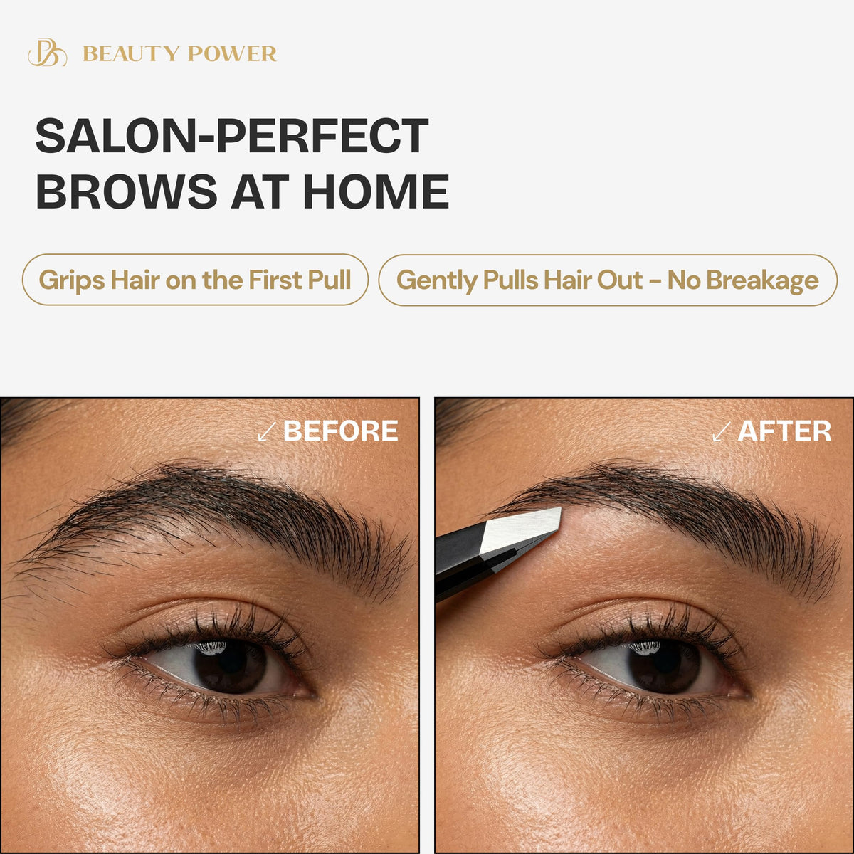 Beauty Power Precision Tweezers for Women Facial Hair Men - Beauty Power Official Imagery - 3