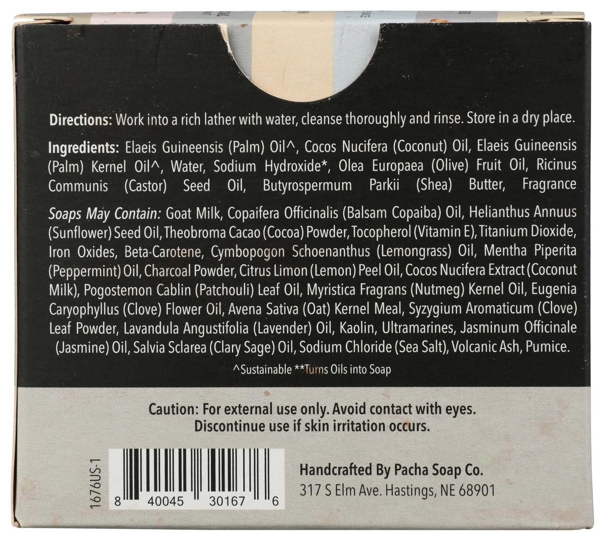 Pacha Soap Classic Collection Bar Soap 7 OZ - Pacha Soap Co Official Product Imagery - 3