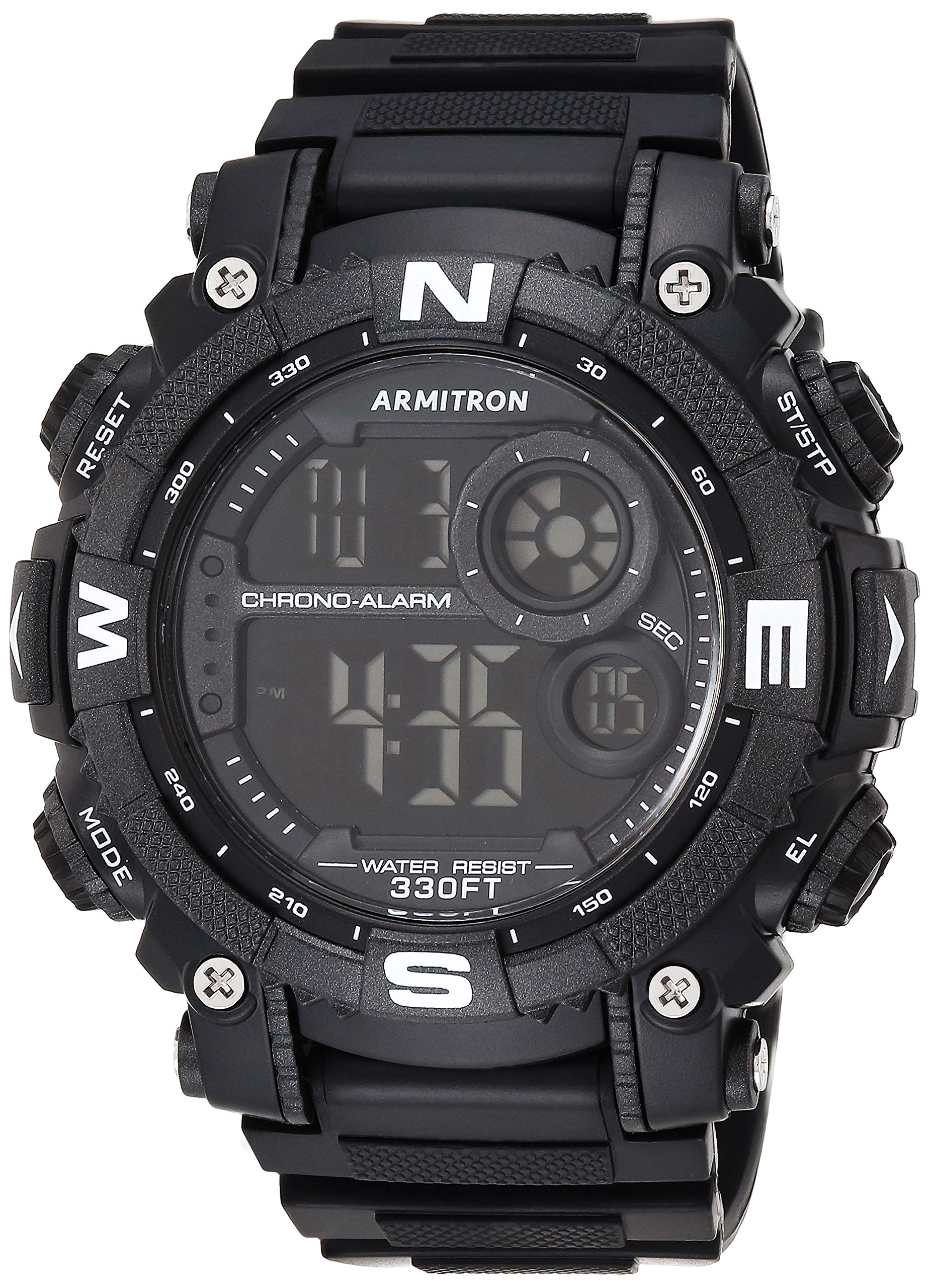 Armitron Sport Men's Digital Chronograph Resin Strap Watch, 40/8284 - View 1
