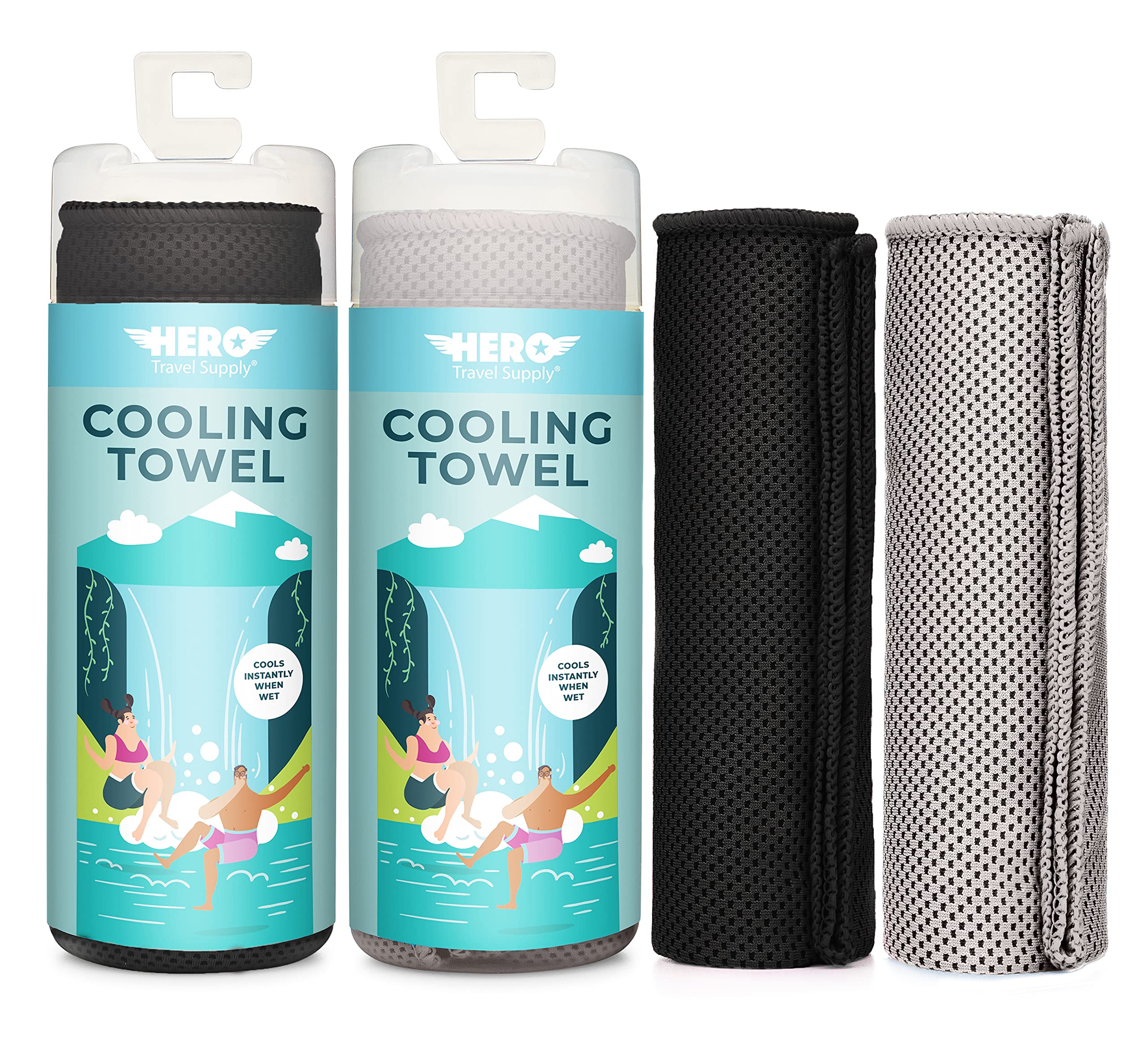 Hero Travel Supply Hero Cooling Towel for Travel, Hiking, Sports, Yoga - View 9