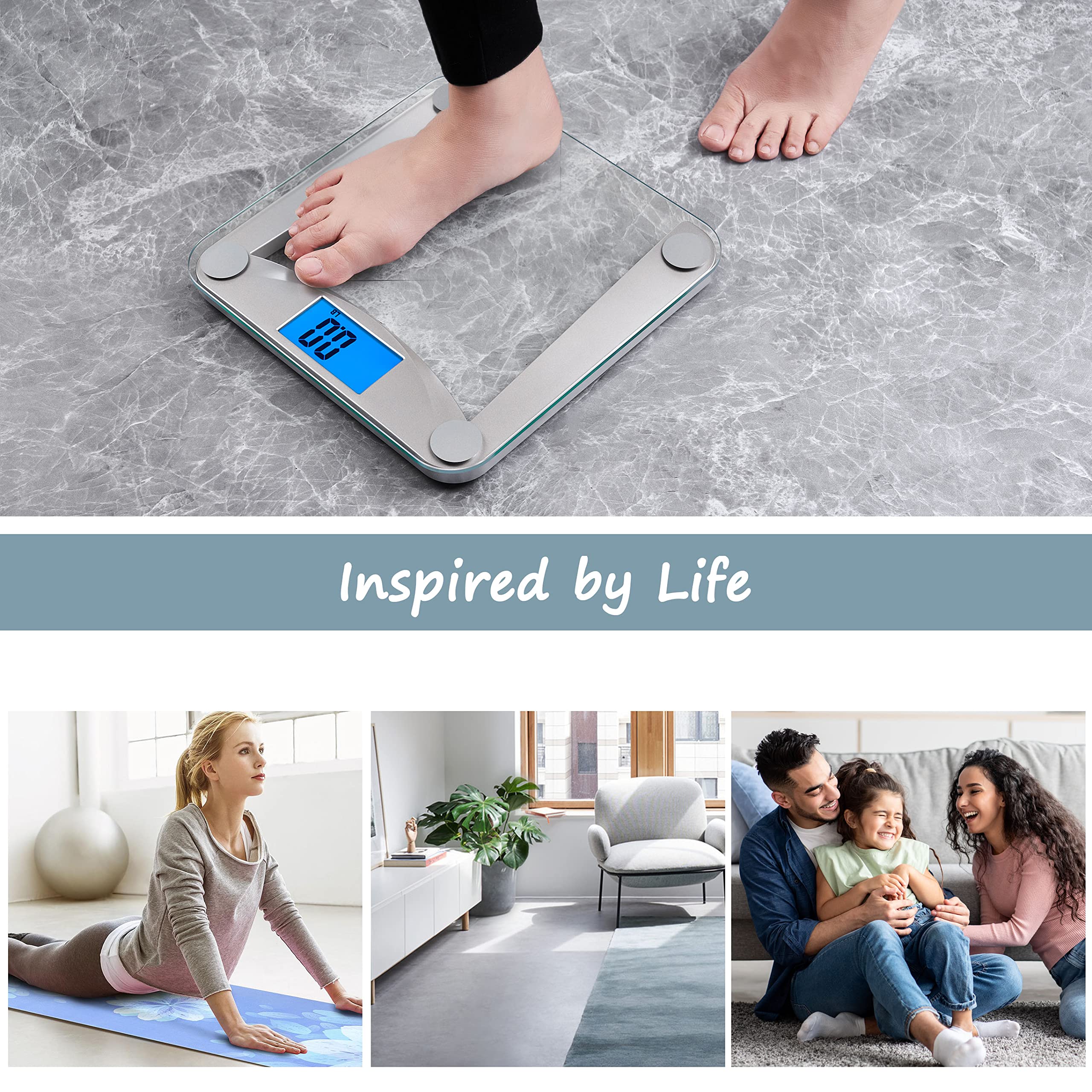 Vitafit Bathroom Scale – High Accuracy Digital Scale