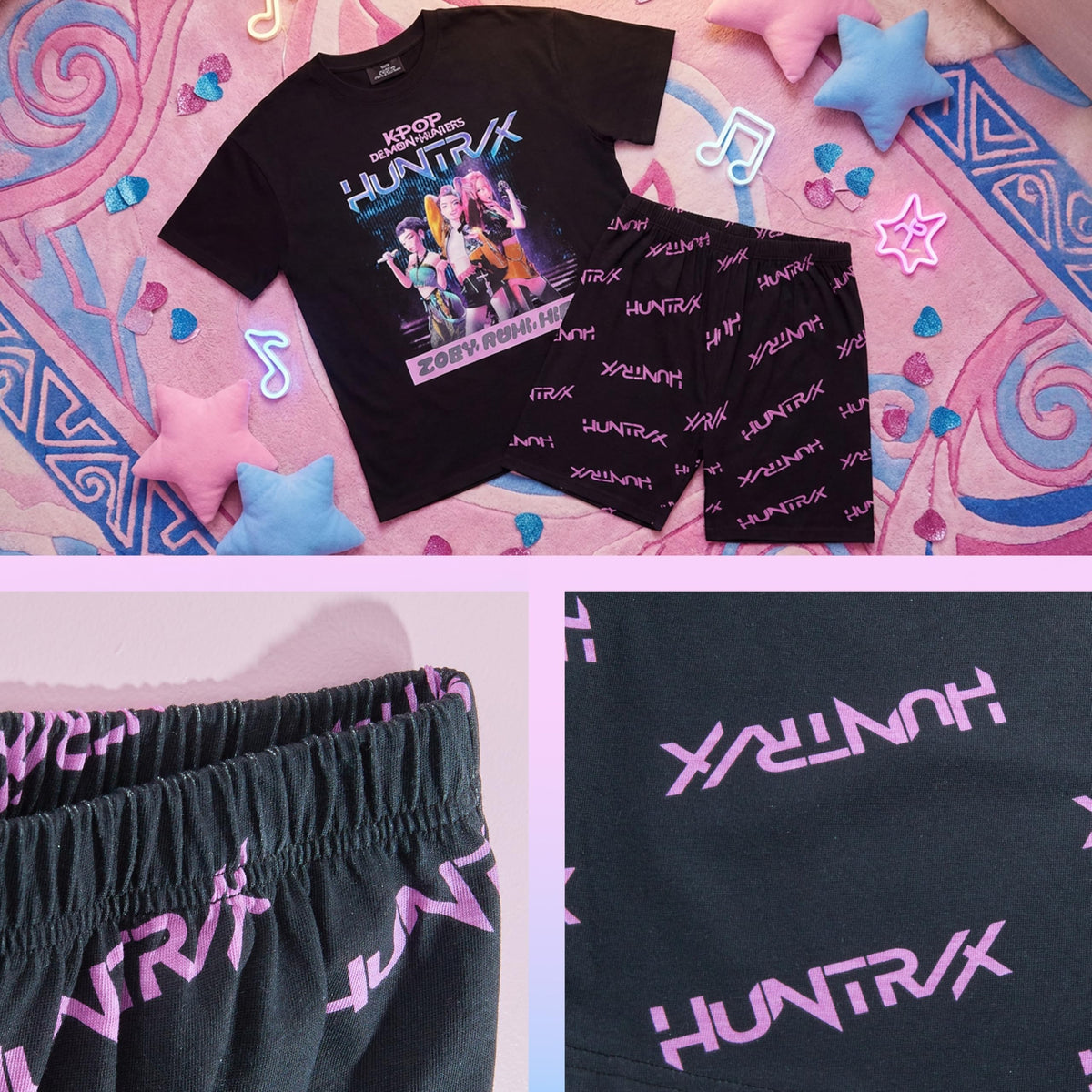 KPop Demon Hunters Officially Licensed 2 Pc Pajamas Set - KPop Demon Hunters Official Imagery - 6