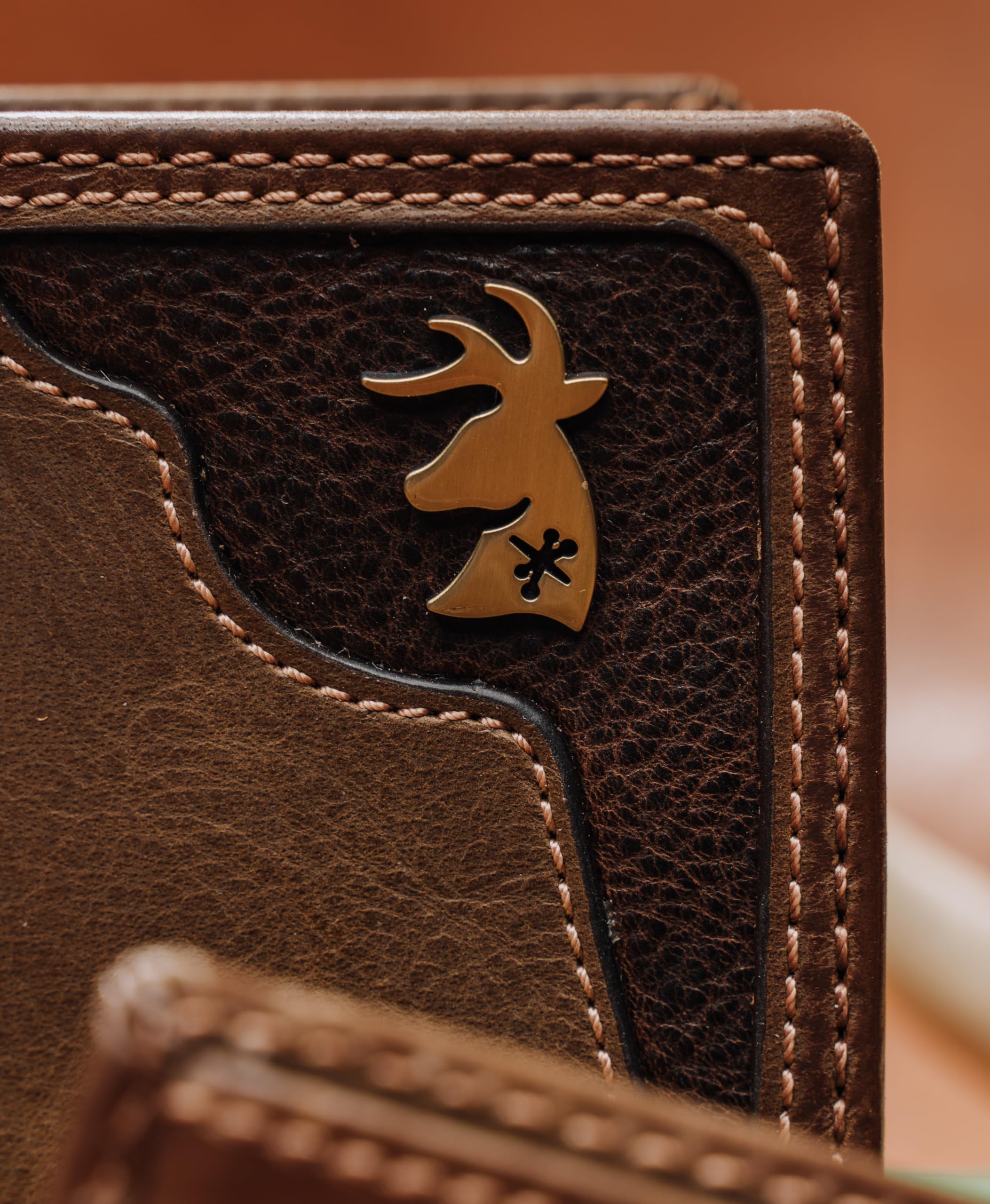 House of Jack Co. Deer Ornament Long Bifold Rodeo Wallet, Hunting Wallet
