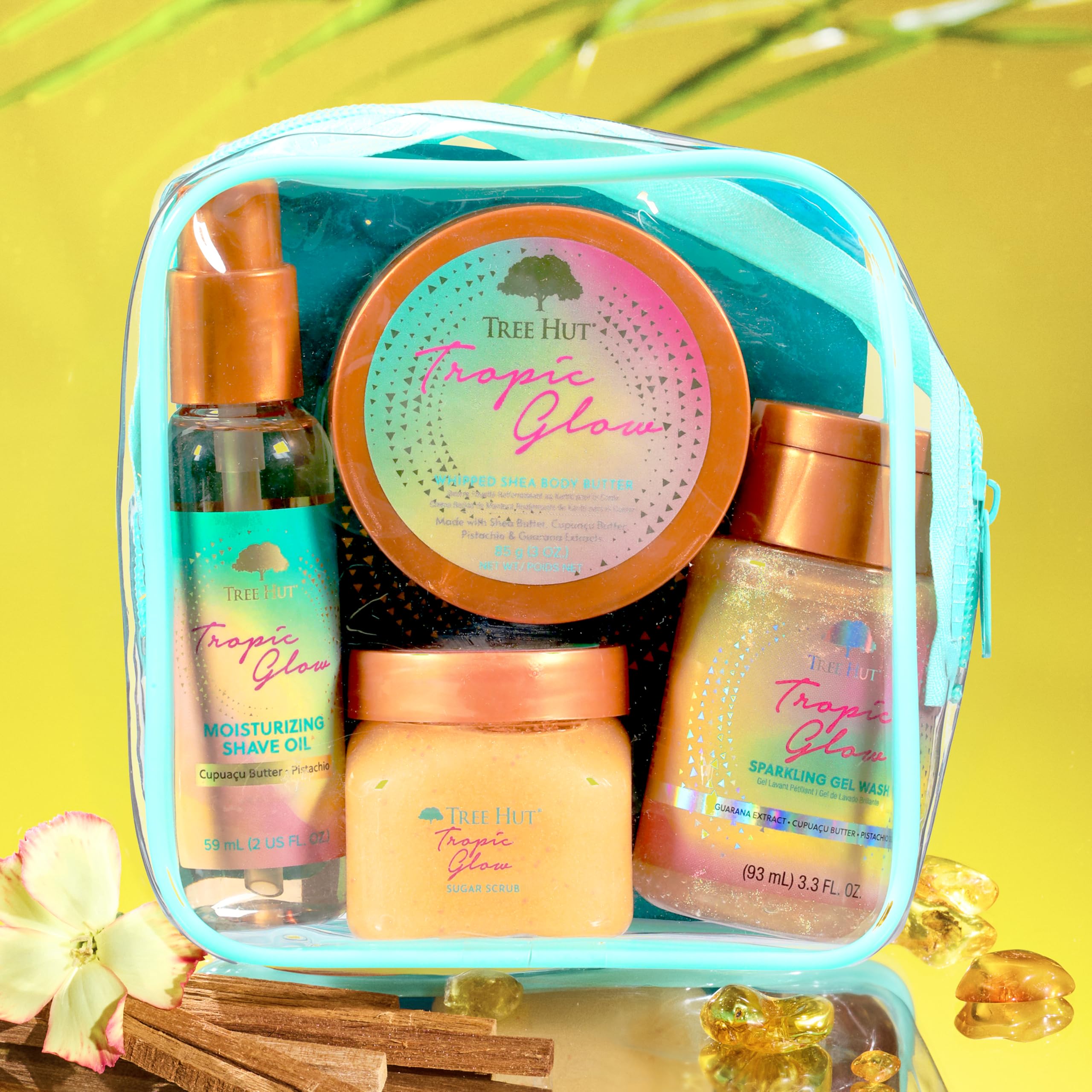 Tree Hut Everything Shower Gift Set, Tropic Glow - Tree Hut