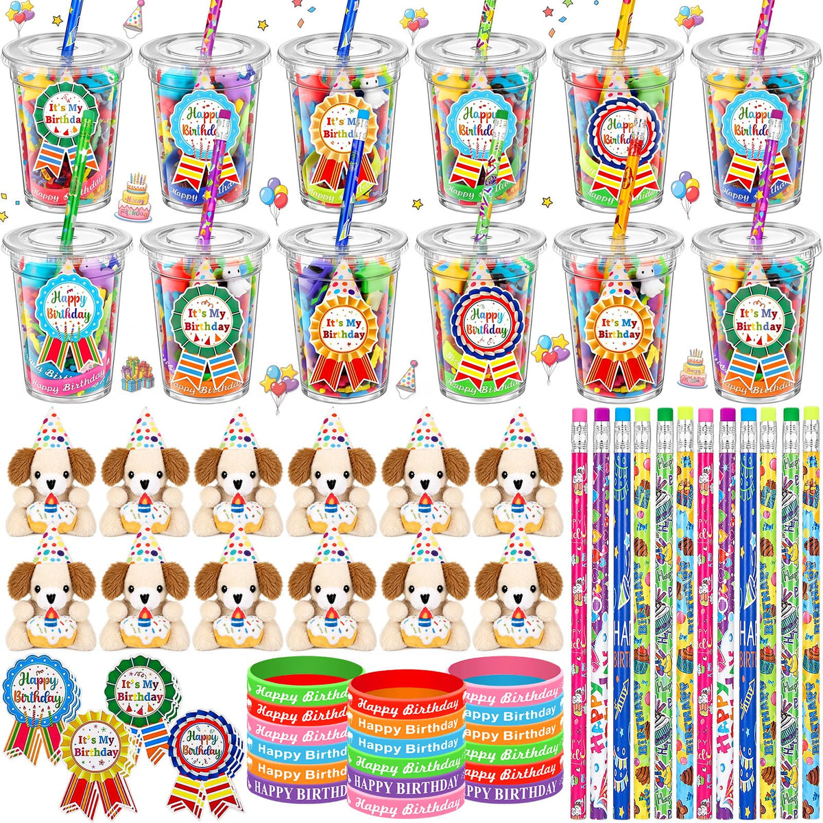 12 Set Birthday Classroom Gifts for Students School Reward - Baderke Official Imagery - 8