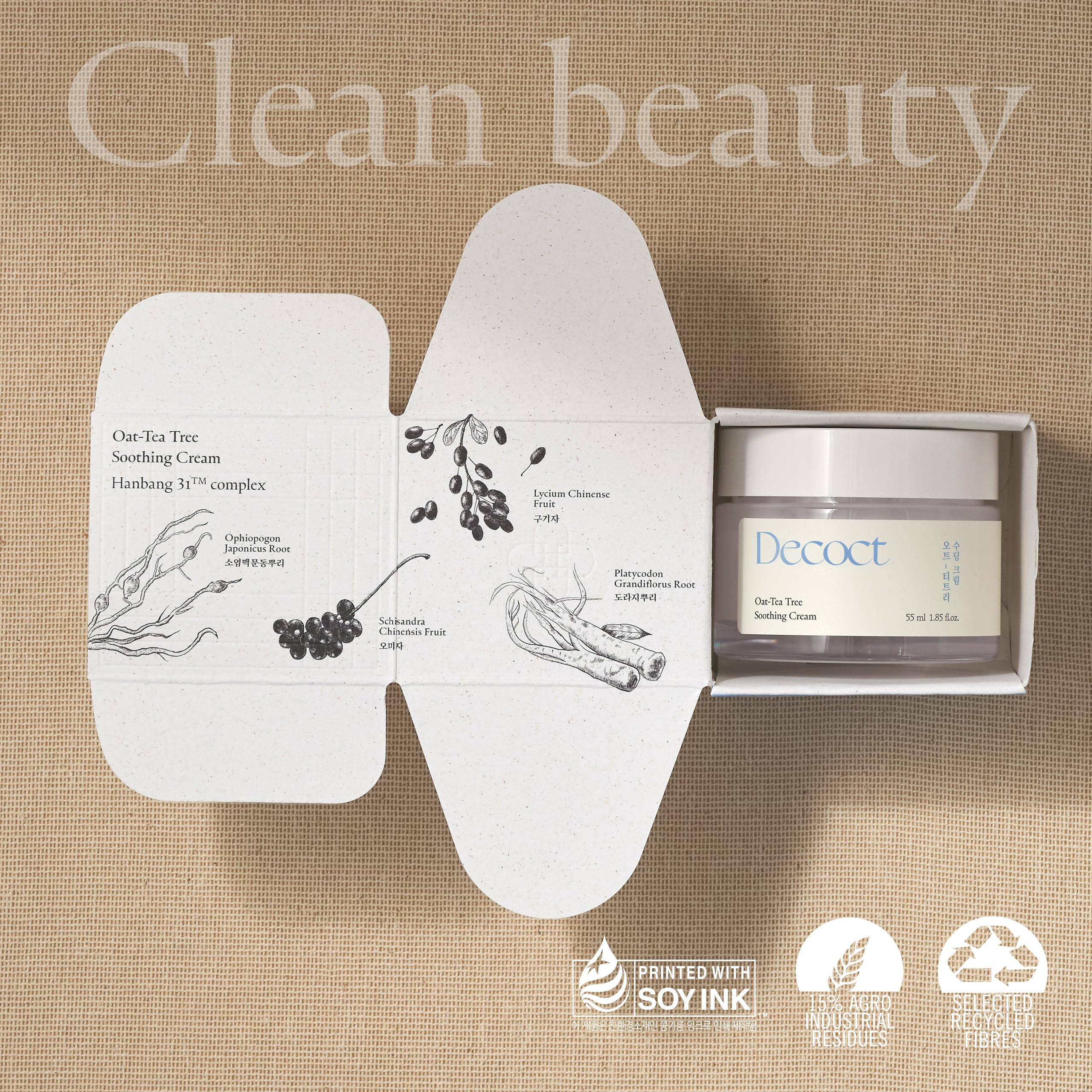Oat-Tea Tree Soothing Cream 55ml - decoct