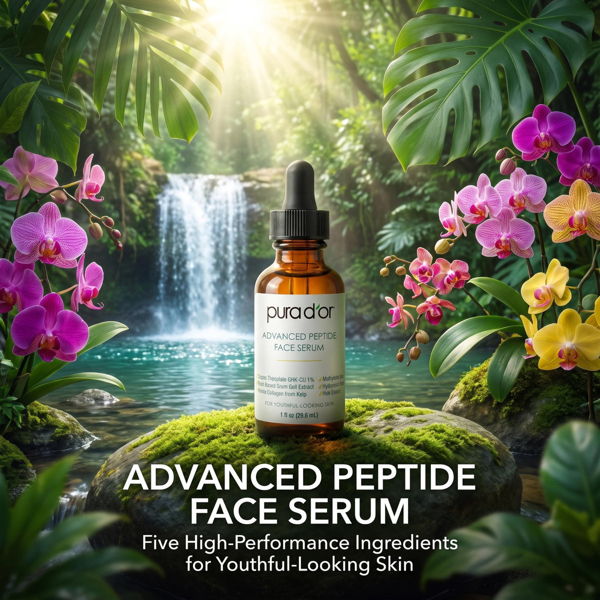 PURA D OR Advanced Face Serum with Copper Tripeptide - PURA D'OR Official Imagery - 3