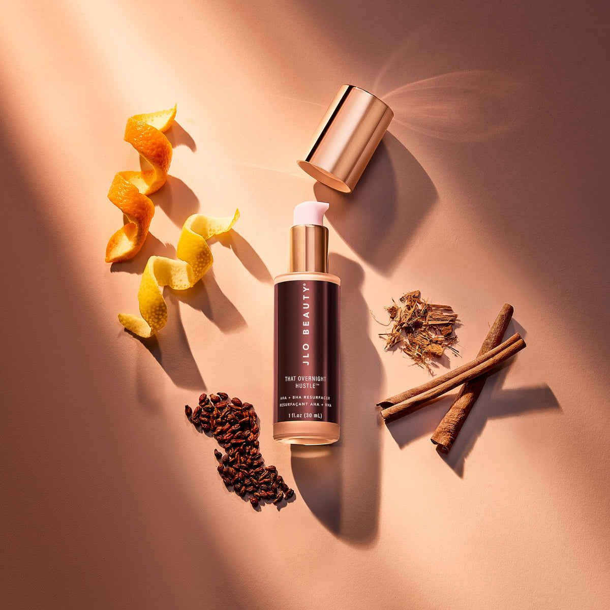 JLO BEAUTY That Overnight Hustle AHA BHA Resurfacing Night - JLO BEAUTY Official Imagery - 8