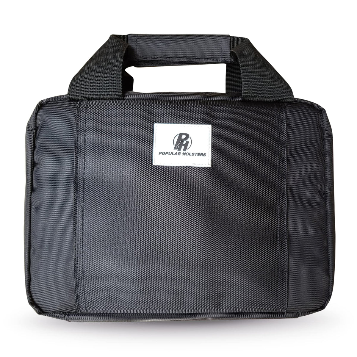 Pistol Case for Handguns Revolvers 9mm to Full Size Range - Popular Holsters Official Imagery - 1