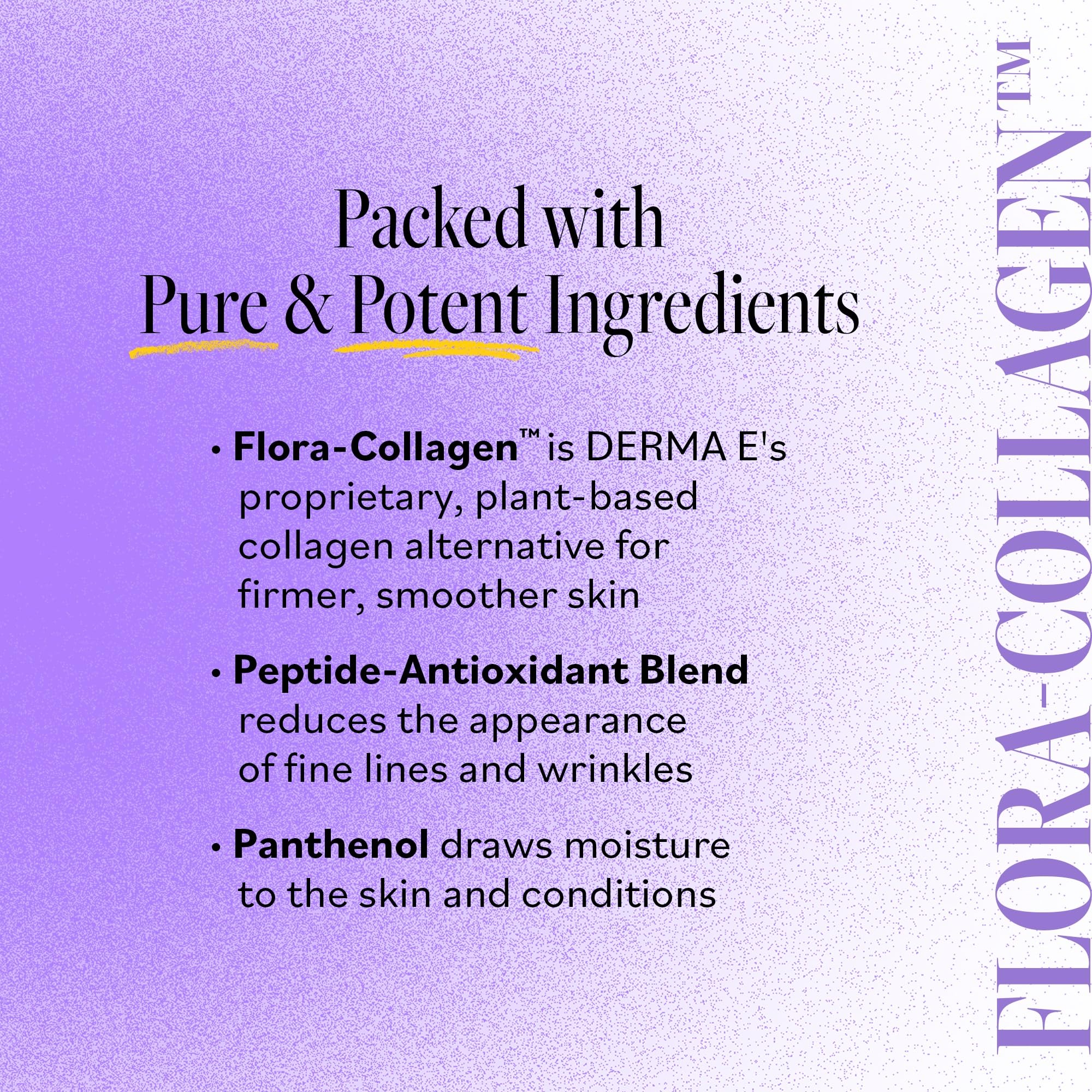 DERMA E Advanced Peptides Flora Collagen Moisturizing Face - Derma E Official Imagery - 5