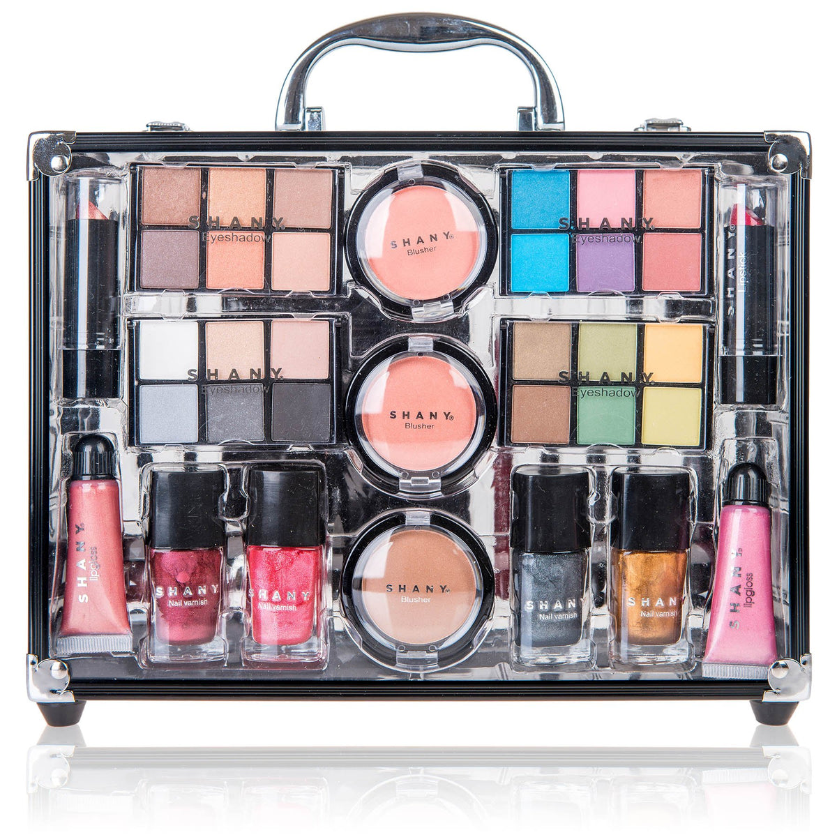 SHANY Carry All Trunk Makeup Train Case with Re usable - SHANY Official Imagery - 6