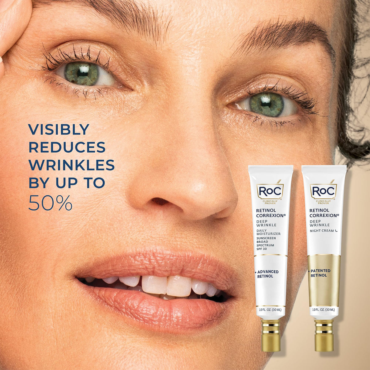 RoC Retinol Correxion Deep Wrinkle Facial Moisturizer Skin - RoC Official Imagery - 7