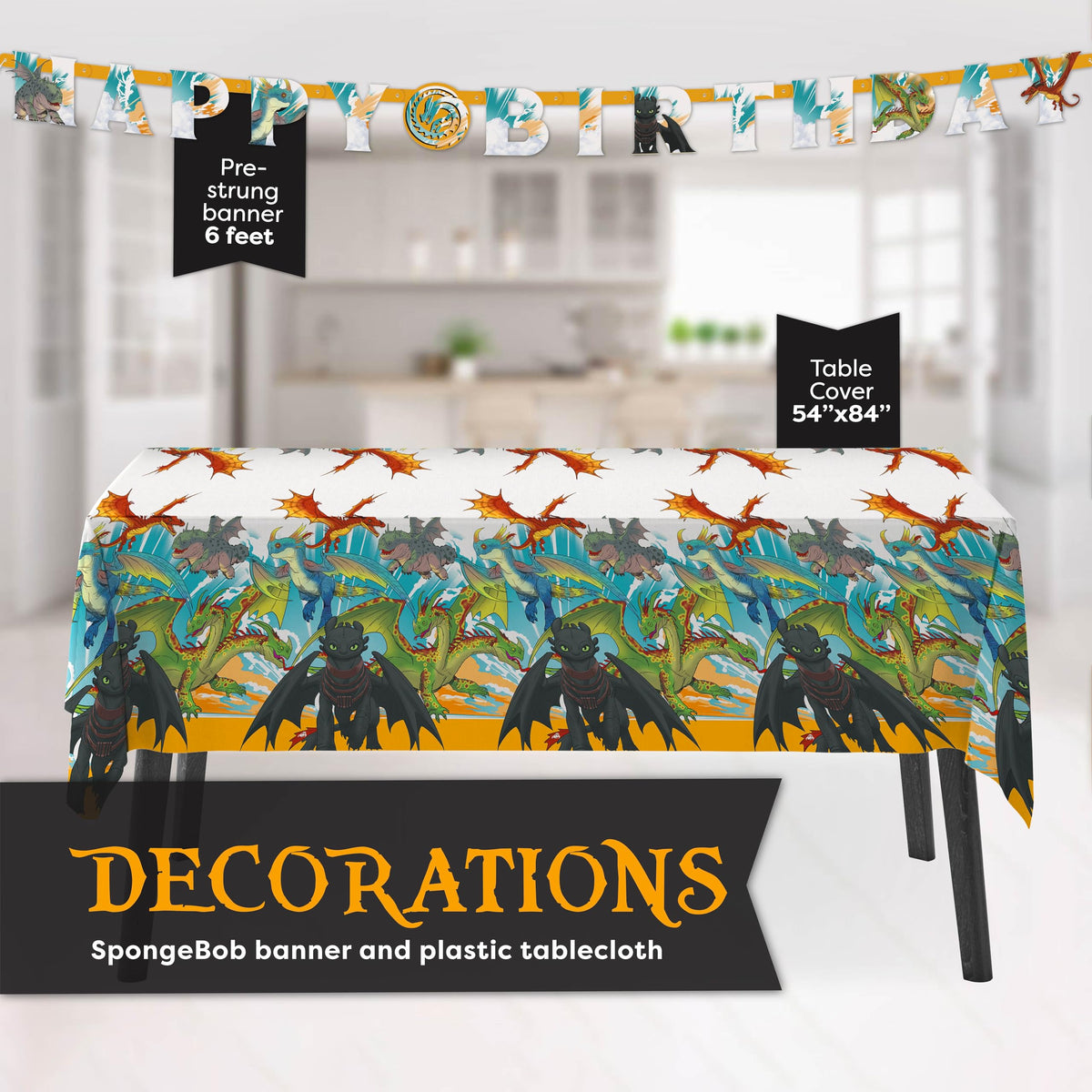 How to Train Your Dragon Party Supplies - Unique Official Imagery - 5