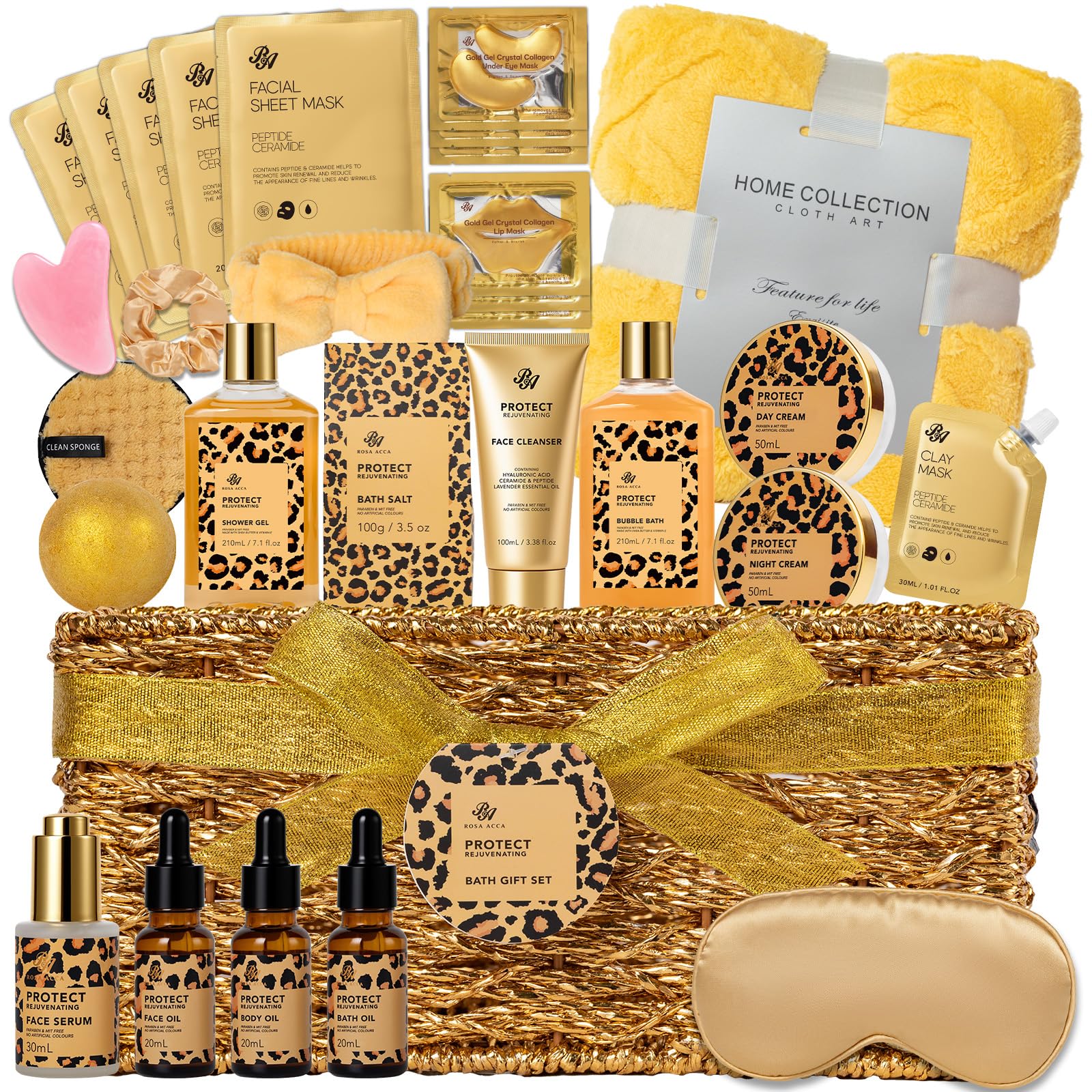 35 Pcs Gifts for Women, Lavender Bath &amp; Body Gift - RA ROSA ACCA