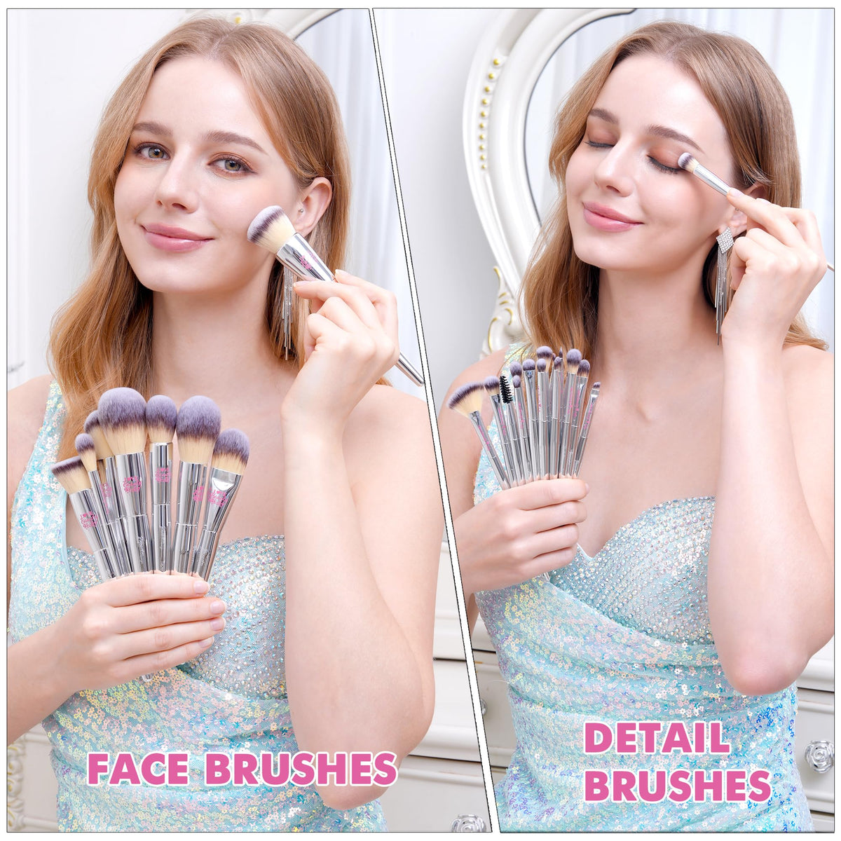 26Pcs PRO Makeup Brushes Set Christmas Gift - Bueart Design Official Imagery - 3