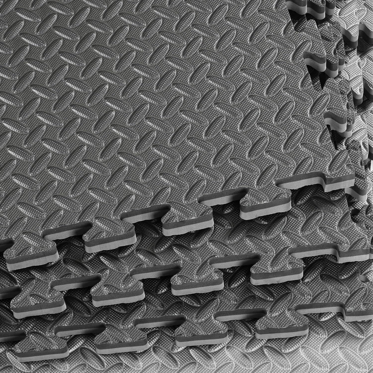 1 Extra Thick 48 sq ft Reversible EVA Gym Foam Floor Mat - Xspec Official Imagery - 7