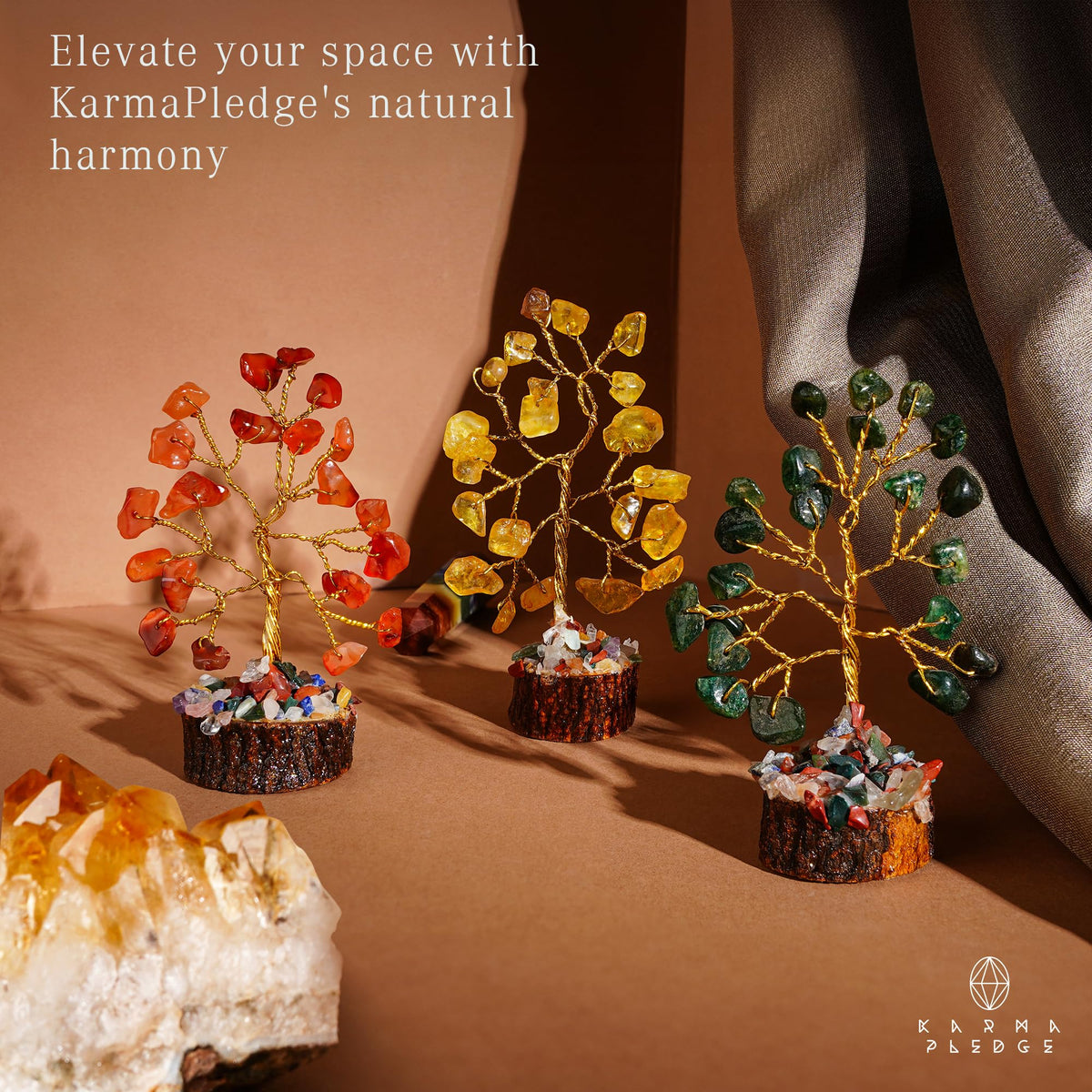 Crystal Tree Set of 12 Unique Birthday Gifts for Women - KARMAPLEDGE Official Imagery - 6