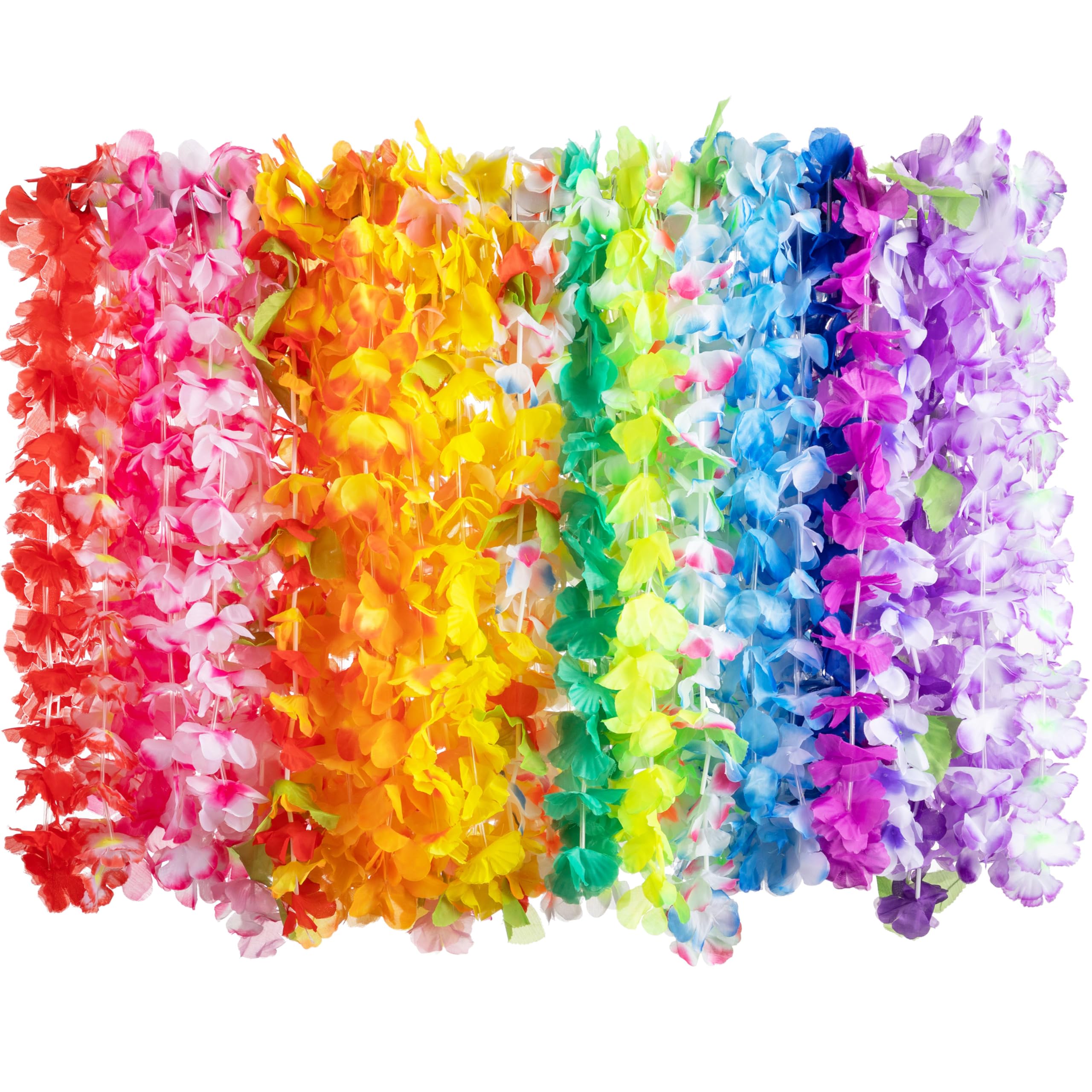 Joyin Toy 36 Counts Hawaiian Leis Bulk, Tropical Flower Lei - Product Imagery