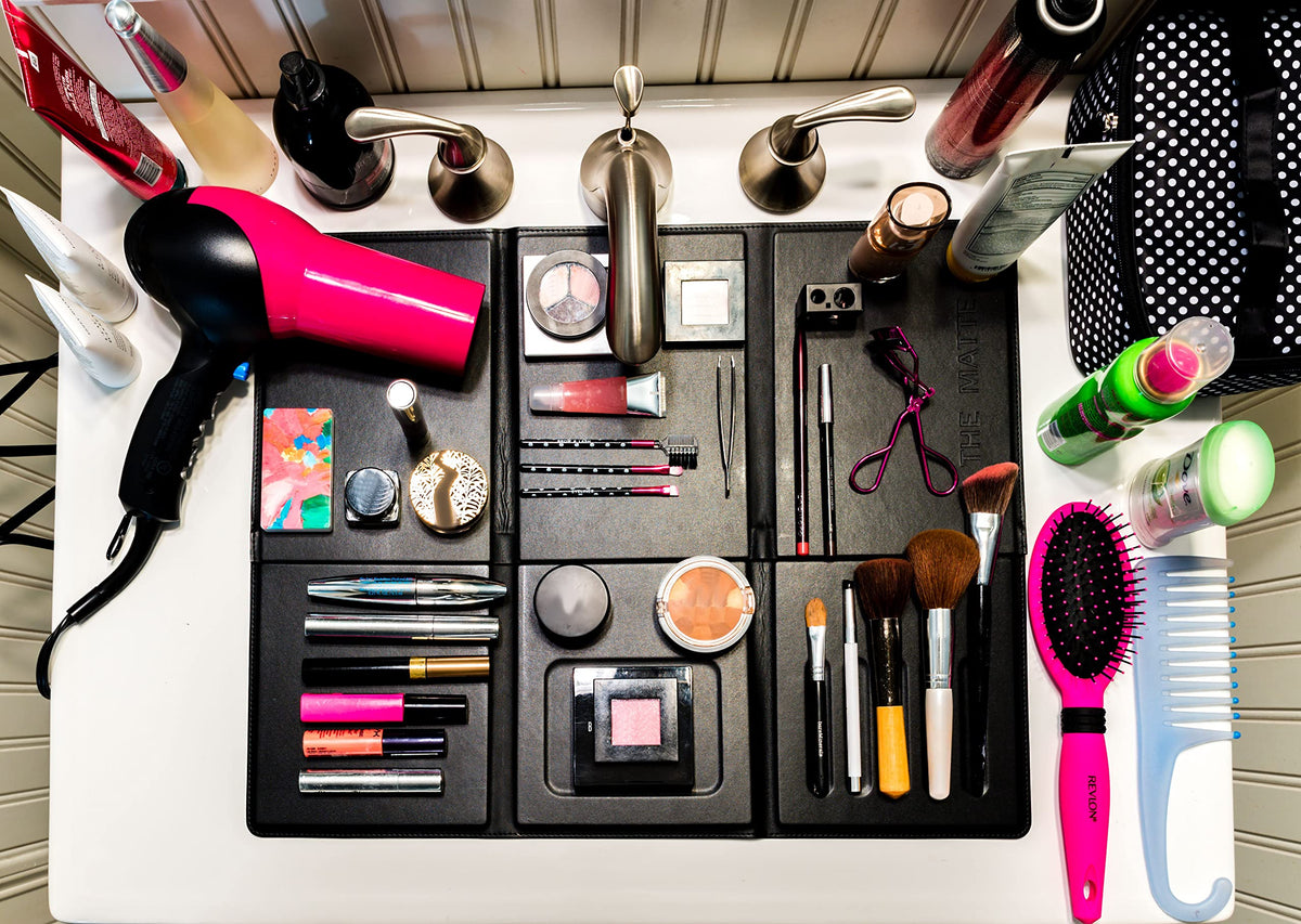 Make Up Organizer Space Saver turns Bathroom Sink into a - The Matte Official Imagery - 2