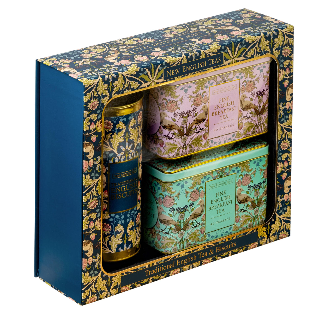 New English Teas Song Thrush British Tea Cookies Gift Set - New English Teas Official Imagery - 5