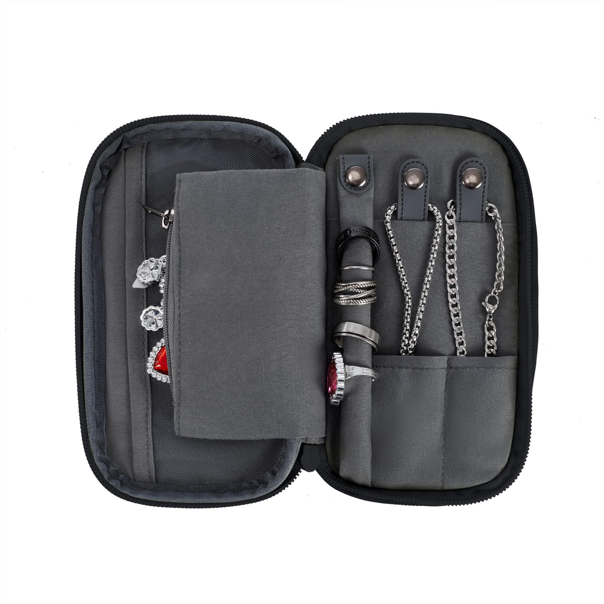 Travelon 2 in 1 Jewelry Tech Organizer - Travelon Official Imagery - 6