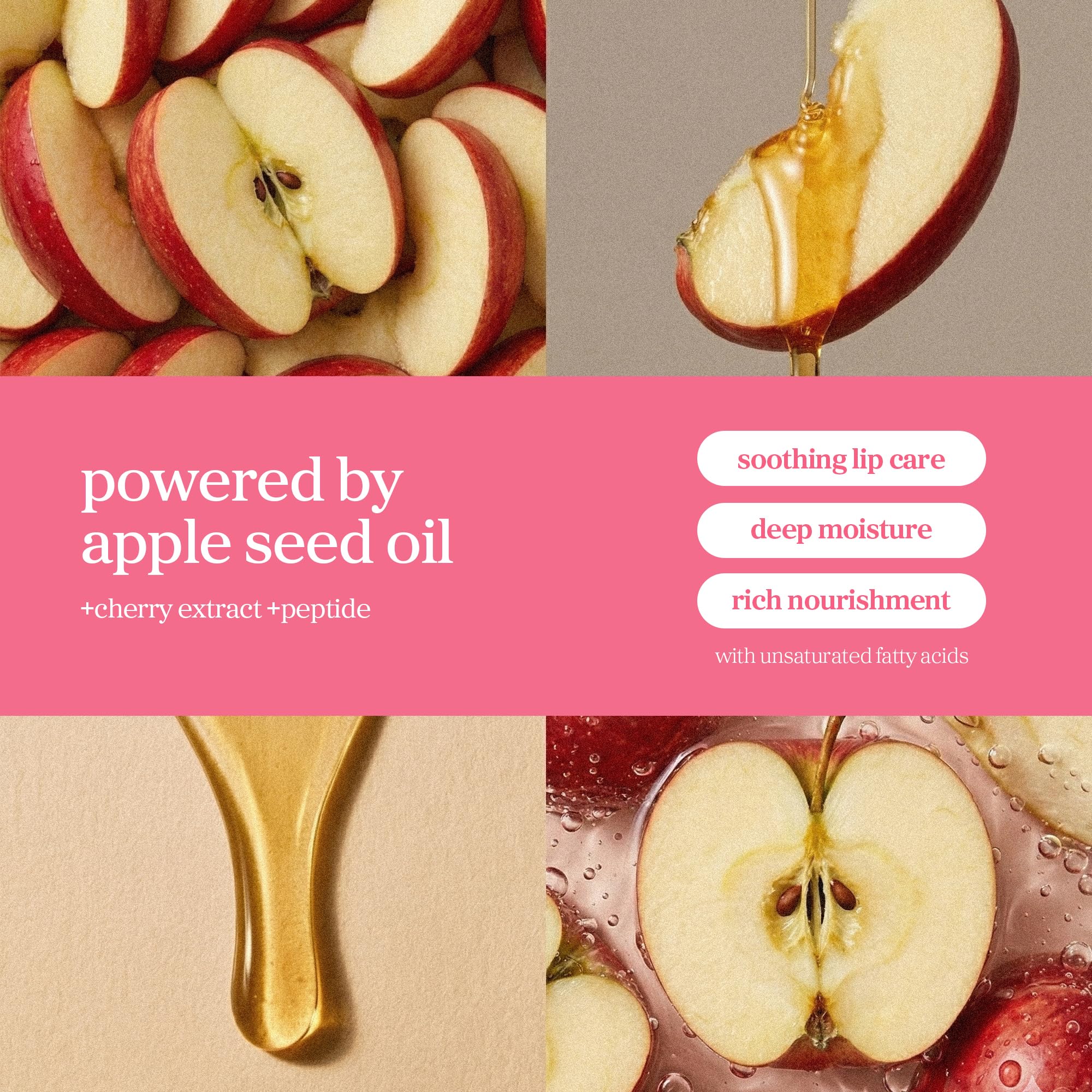 NOONI Korean Lip Oil - Applecherry - Plumping & Hydrating Tinted Lip G - View 4